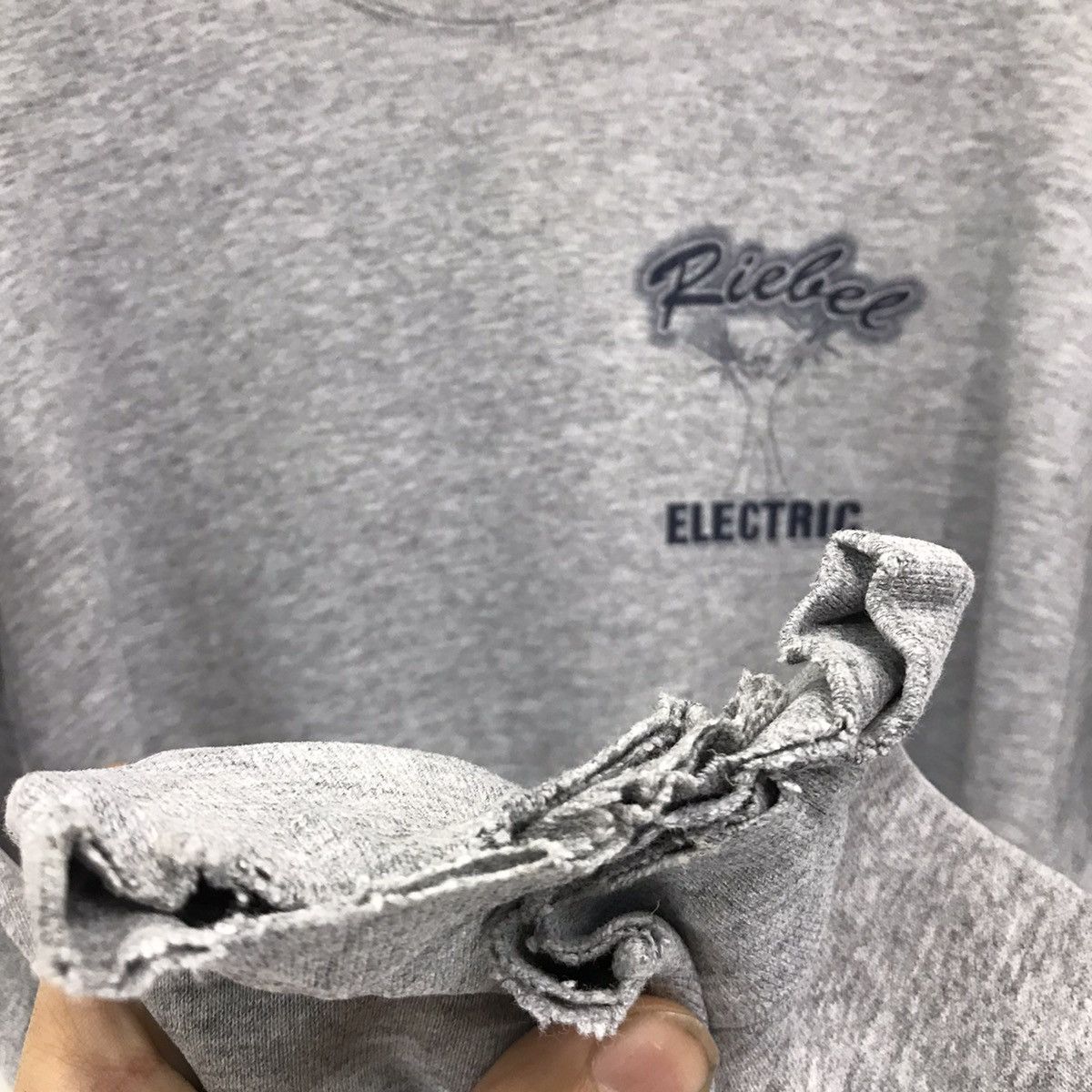 Fruit Of The Loom × Vintage Vintage Electrical Contractor Sweatshirt Riebel Electric Size US M / EU 48-50 / 2 - 11 Thumbnail