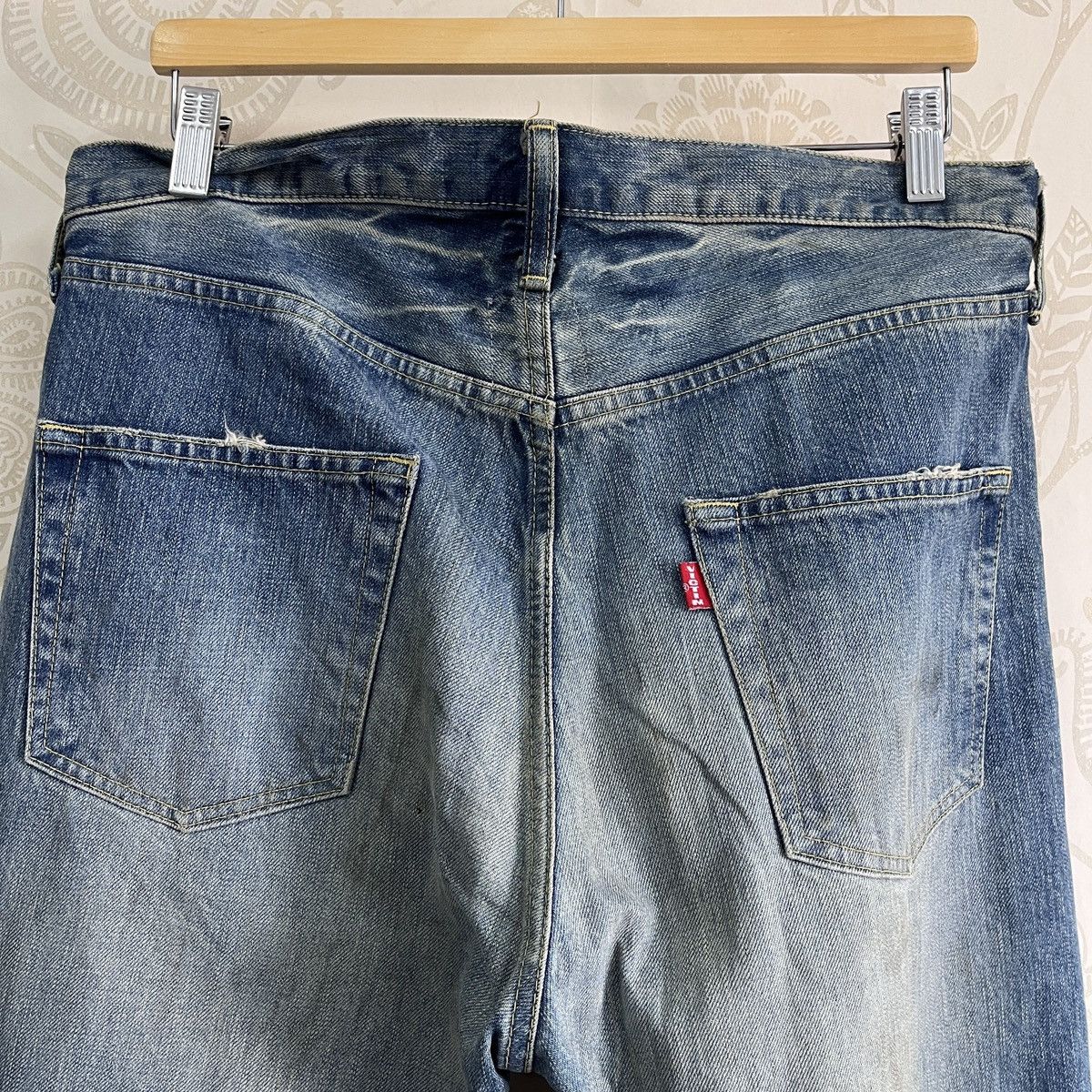 Fashion Victim Vintage Fashion Victim Denim Japan Ripped Leg Size US 34 / EU 50 - 23 Thumbnail