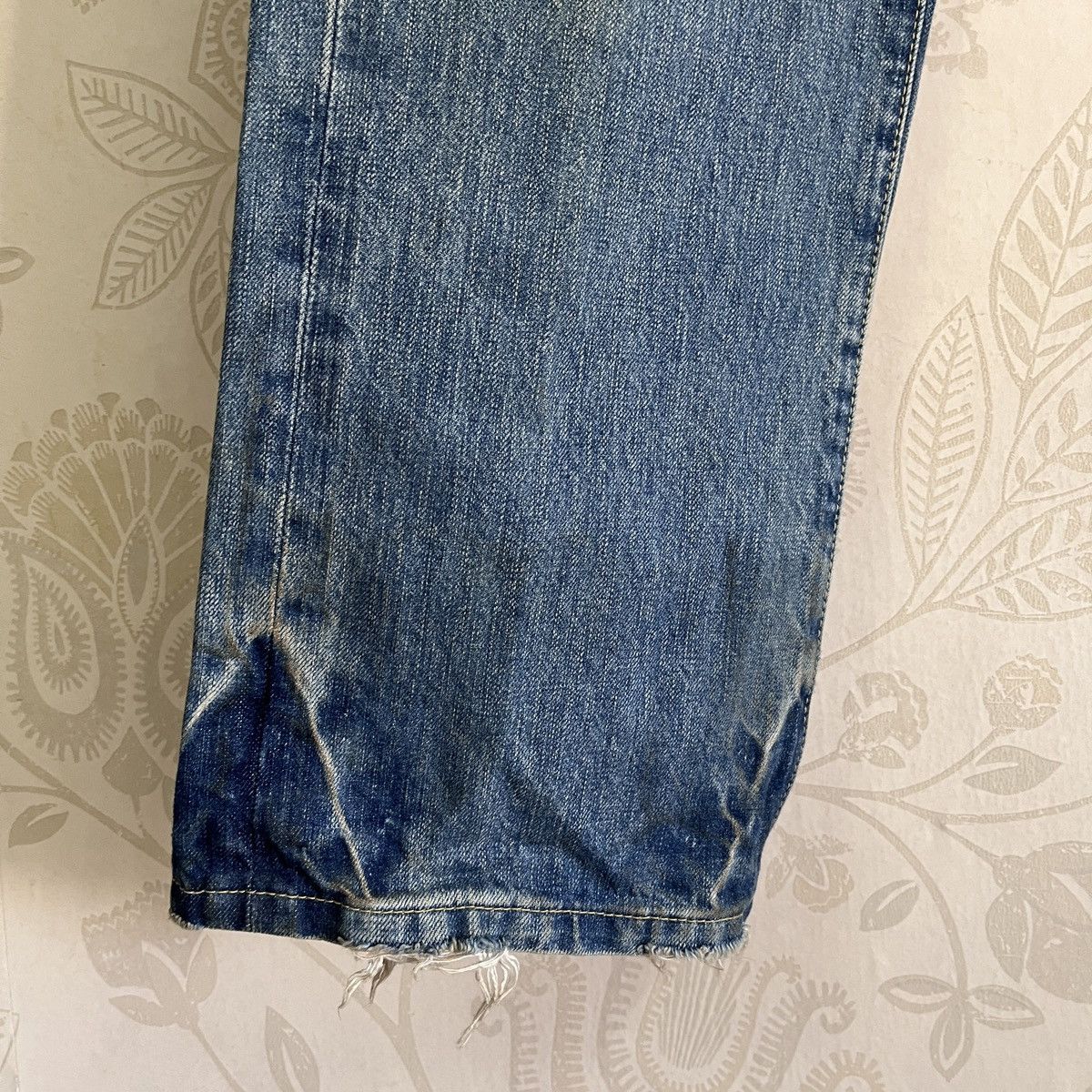 Fashion Victim Vintage Fashion Victim Denim Japan Ripped Leg Size US 34 / EU 50 - 9 Thumbnail