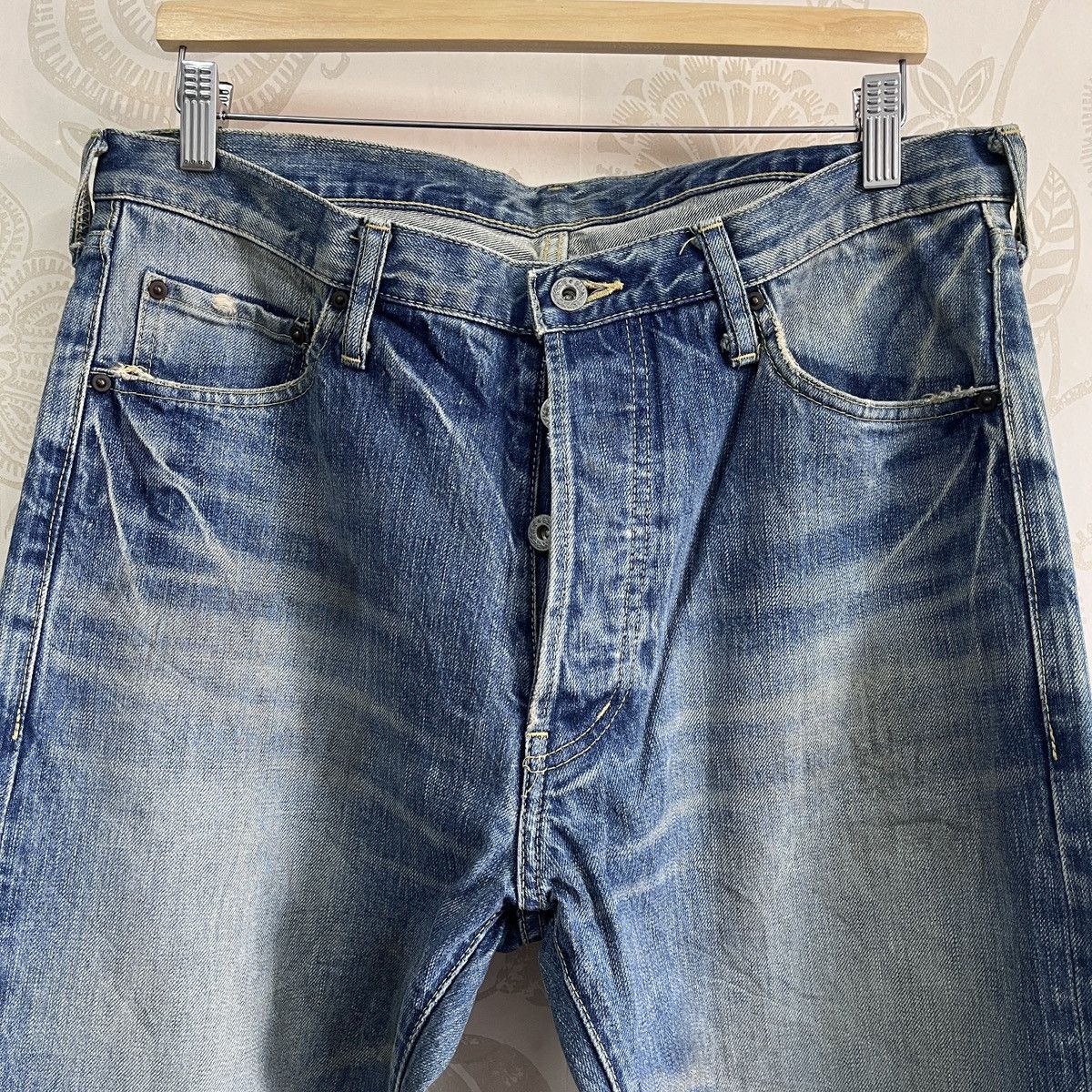 Fashion Victim Vintage Fashion Victim Denim Japan Ripped Leg Size US 34 / EU 50 - 22 Thumbnail