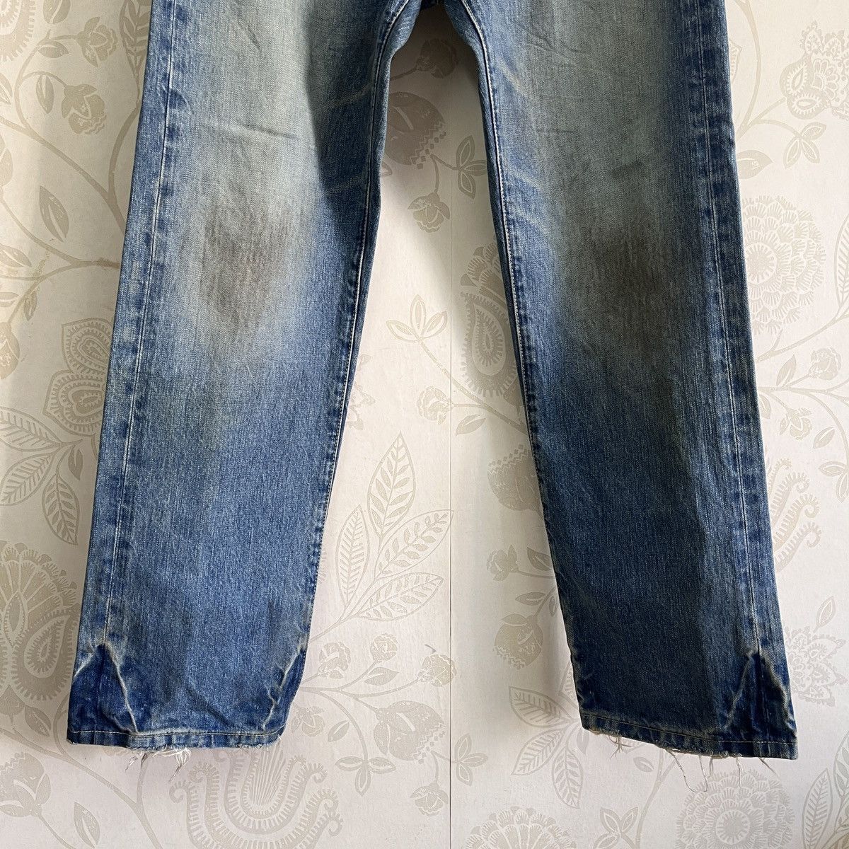 Fashion Victim Vintage Fashion Victim Denim Japan Ripped Leg Size US 34 / EU 50 - 11 Thumbnail