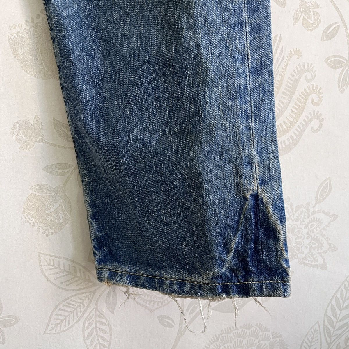 Fashion Victim Vintage Fashion Victim Denim Japan Ripped Leg Size US 34 / EU 50 - 10 Thumbnail