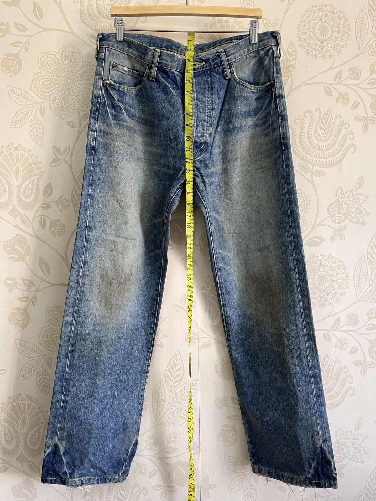 Fashion Victim Vintage Fashion Victim Denim Japan Ripped Leg Size US 34 / EU 50 - 2 Thumbnail