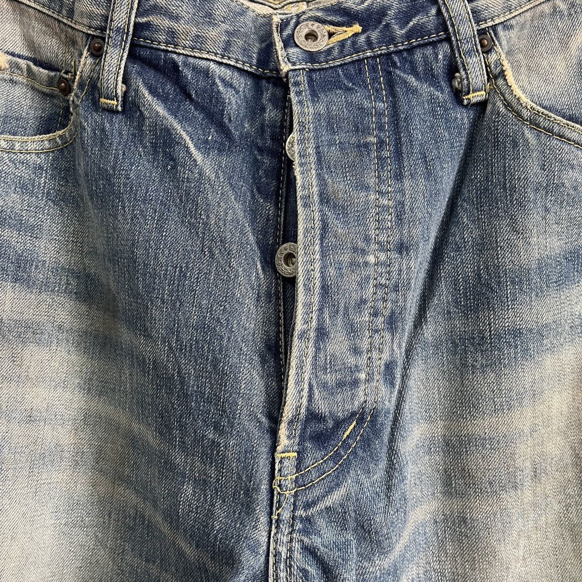 Fashion Victim Vintage Fashion Victim Denim Japan Ripped Leg Size US 34 / EU 50 - 6 Thumbnail