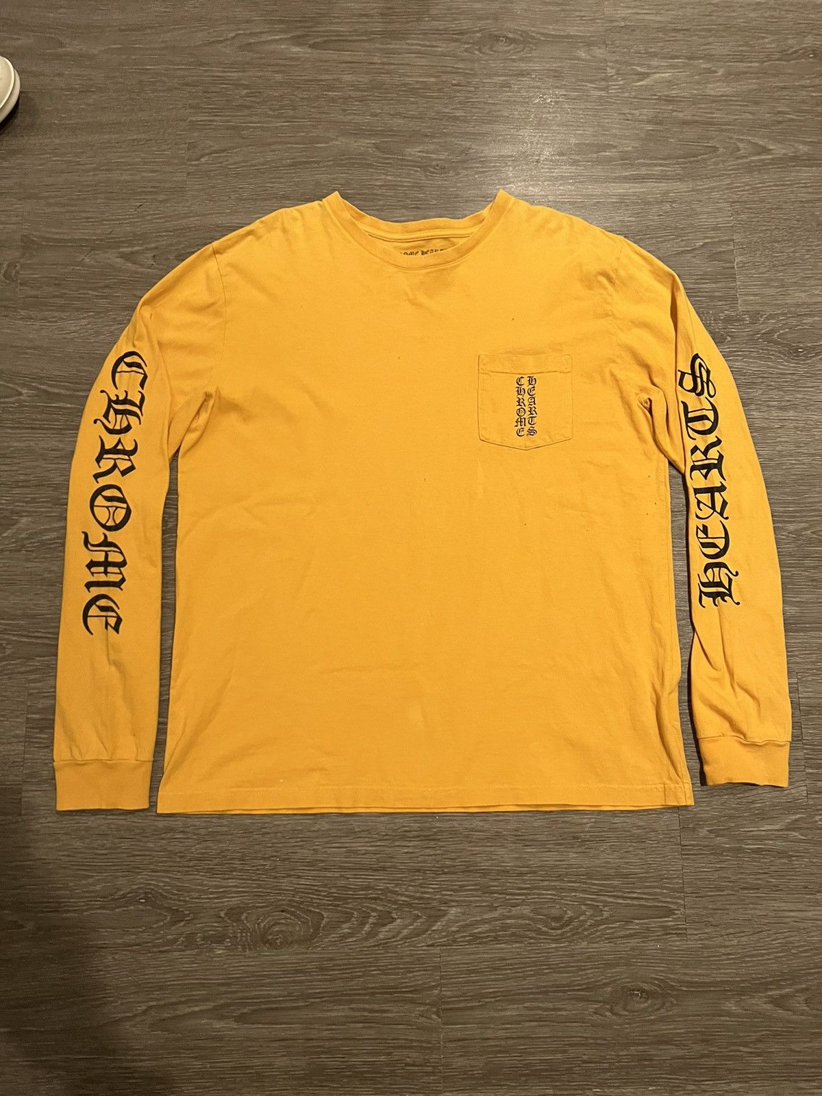 Take A Look About Yellow Chrome Hearts Shirt