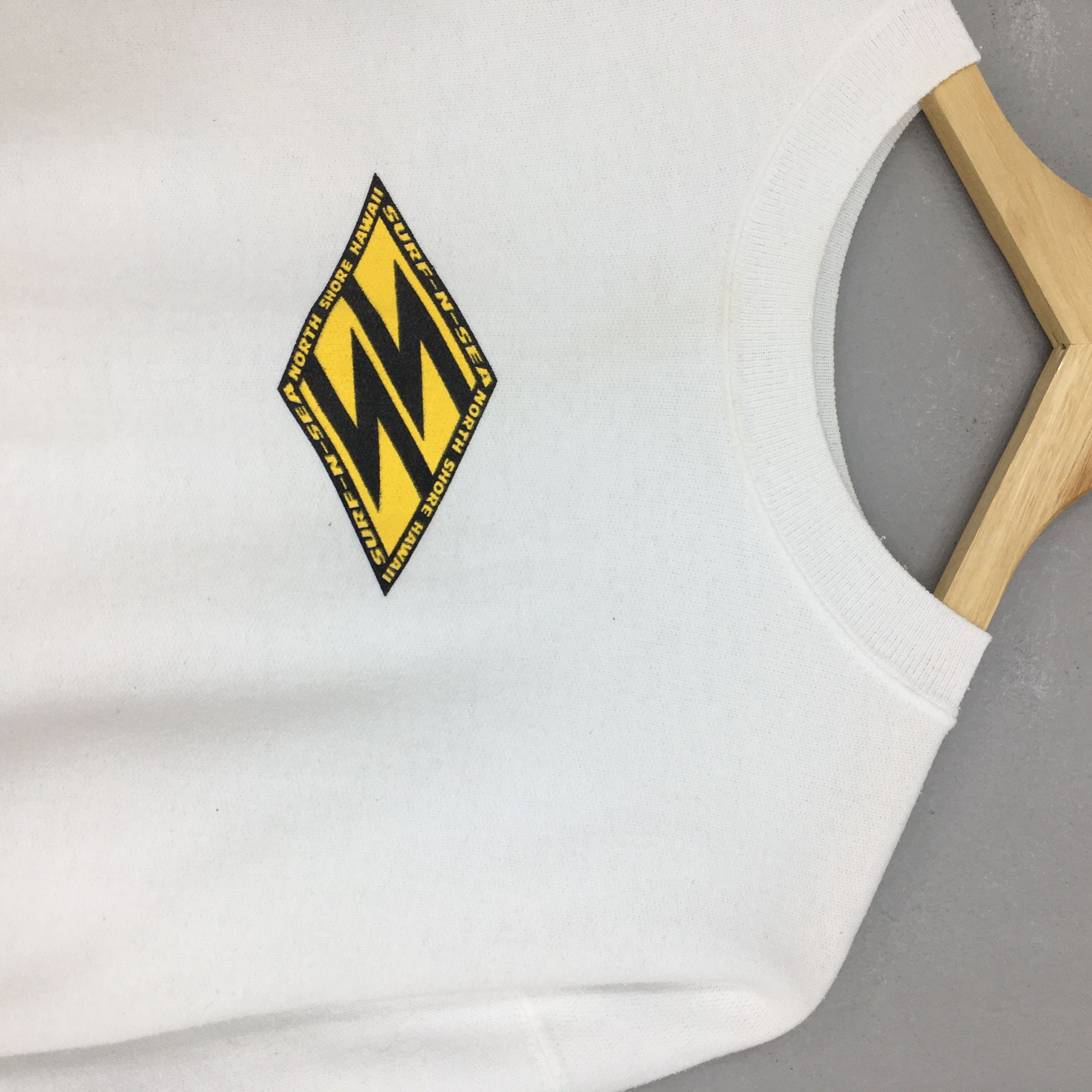 Vintage Vintage 90s Surfer Xing North Shore Sweatshirt Medium Size US M / EU 48-50 / 2 - 4 Thumbnail