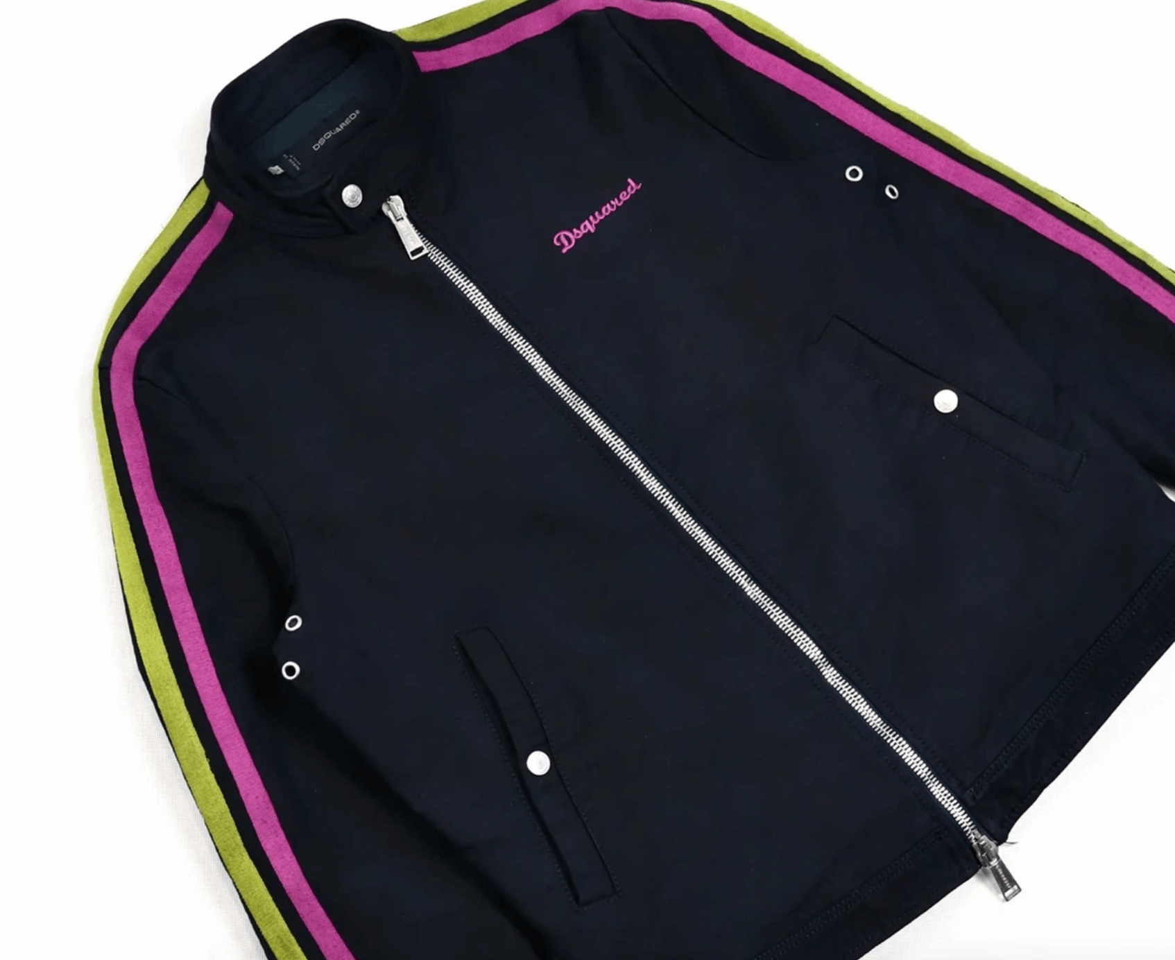 Dsquared2 Biker Zippers out Cotton Pilot Jacket Size US L / EU 52-54 / 3 - 7 Thumbnail