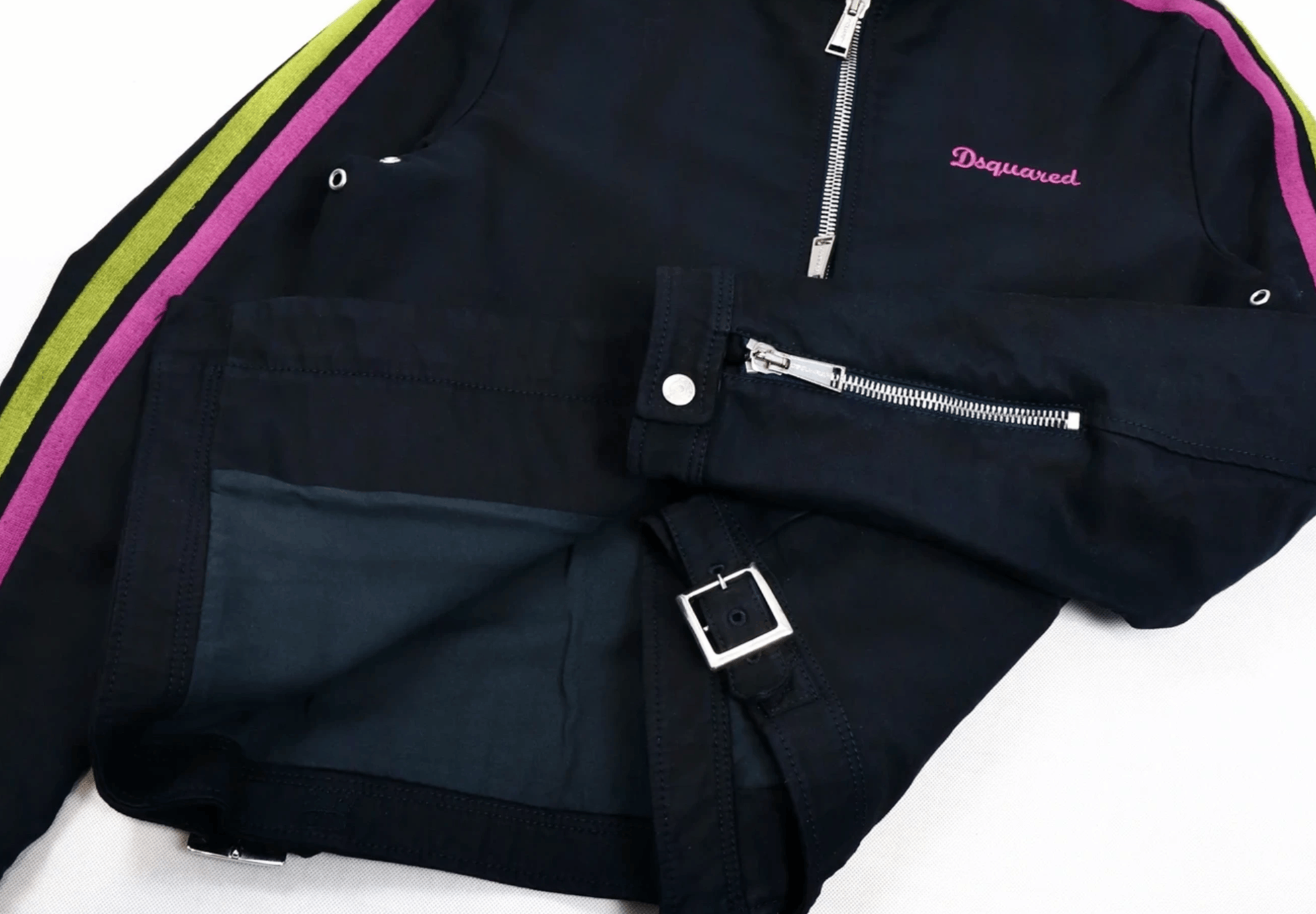 Dsquared2 Biker Zippers out Cotton Pilot Jacket Size US L / EU 52-54 / 3 - 5 Thumbnail