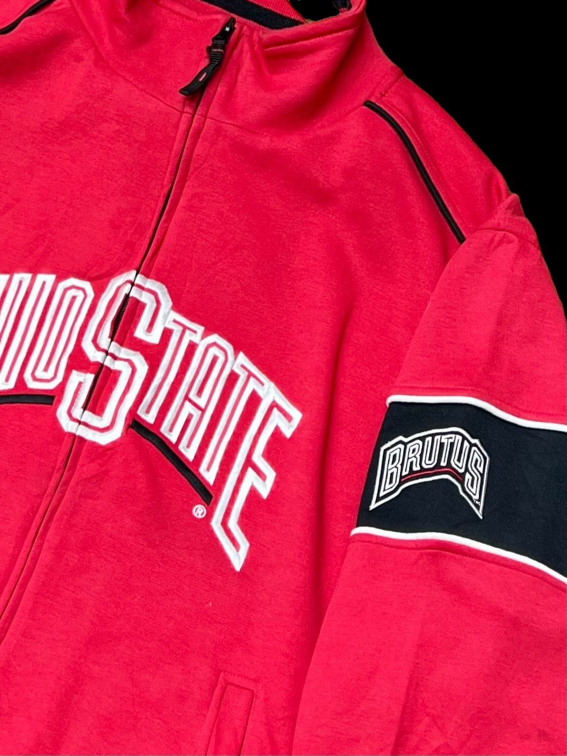 Brutus VINTAGE 90s OHIO STATE BRUTUS EMBROIDERED ZIPPER JACKET Size US XXL / EU 58 / 5 - 9 Thumbnail