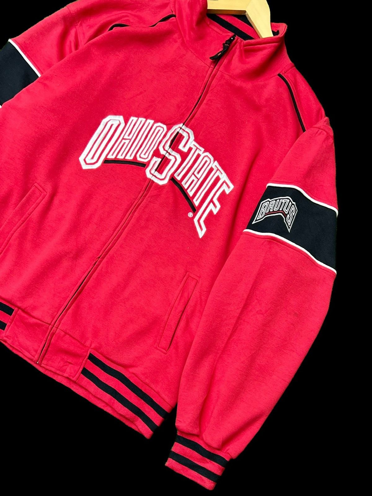 Brutus VINTAGE 90s OHIO STATE BRUTUS EMBROIDERED ZIPPER JACKET Size US XXL / EU 58 / 5 - 5 Thumbnail