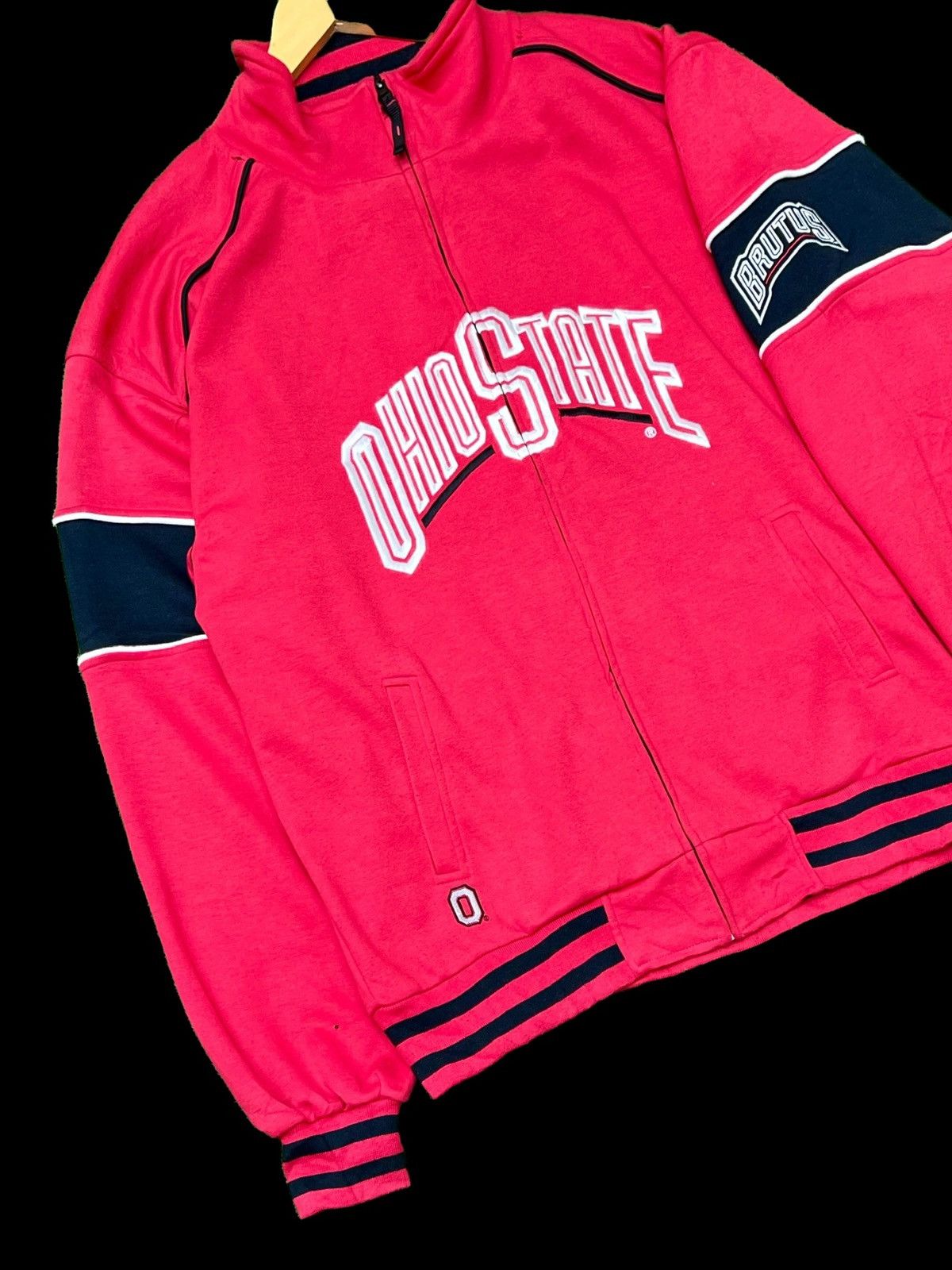 Brutus VINTAGE 90s OHIO STATE BRUTUS EMBROIDERED ZIPPER JACKET Size US XXL / EU 58 / 5 - 6 Thumbnail