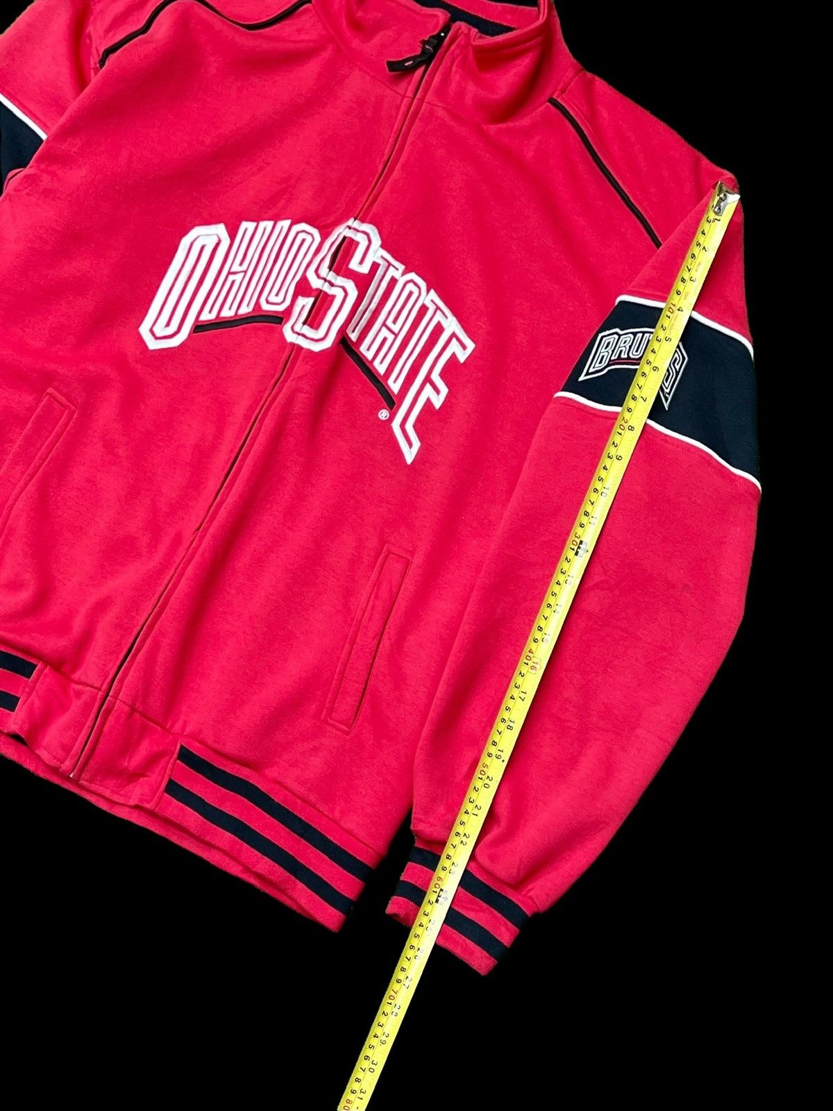 Brutus VINTAGE 90s OHIO STATE BRUTUS EMBROIDERED ZIPPER JACKET Size US XXL / EU 58 / 5 - 16 Thumbnail