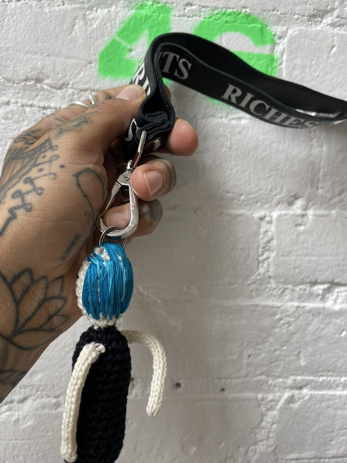 Enfants Riches Deprimes ERD HAND WOVEN KEYCHAIN BY HENRI Size ONE SIZE - 2 Thumbnail