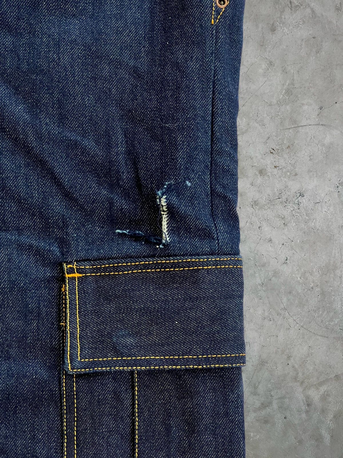 Aris Tatalovich 1/1 Aris Tatalovich Big Pockets Cargo Denims Size US 34 / EU 50 - 12 Thumbnail