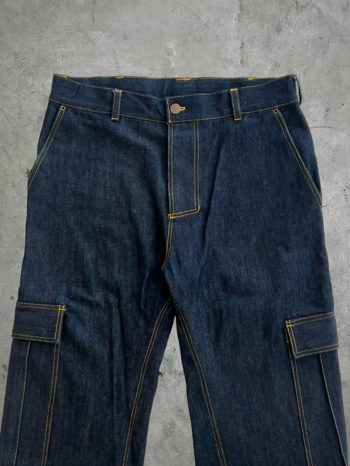 Aris Tatalovich 1/1 Aris Tatalovich Big Pockets Cargo Denims Size US 34 / EU 50 - 4 Thumbnail