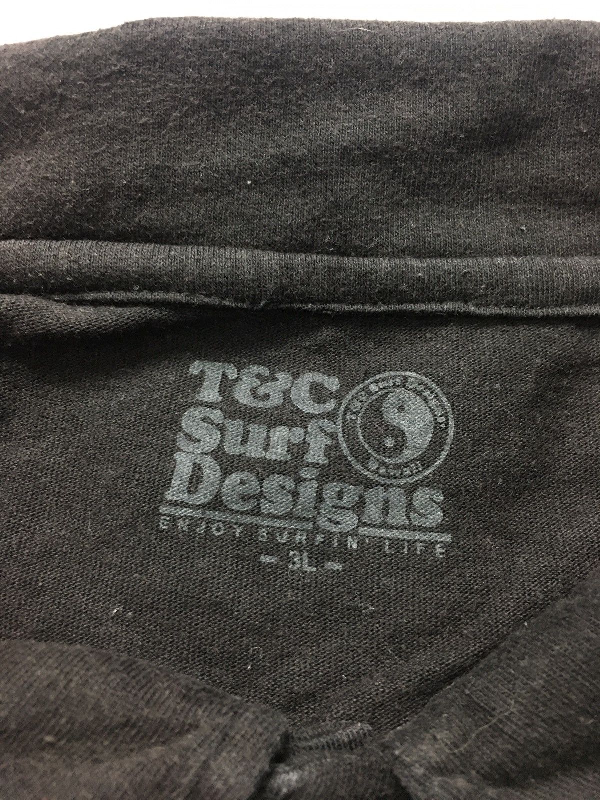 Japanese Brand T&C Surf Design Big Logo Polo Tee Shirt Size US XL / EU 56 / 4 - 8 Thumbnail