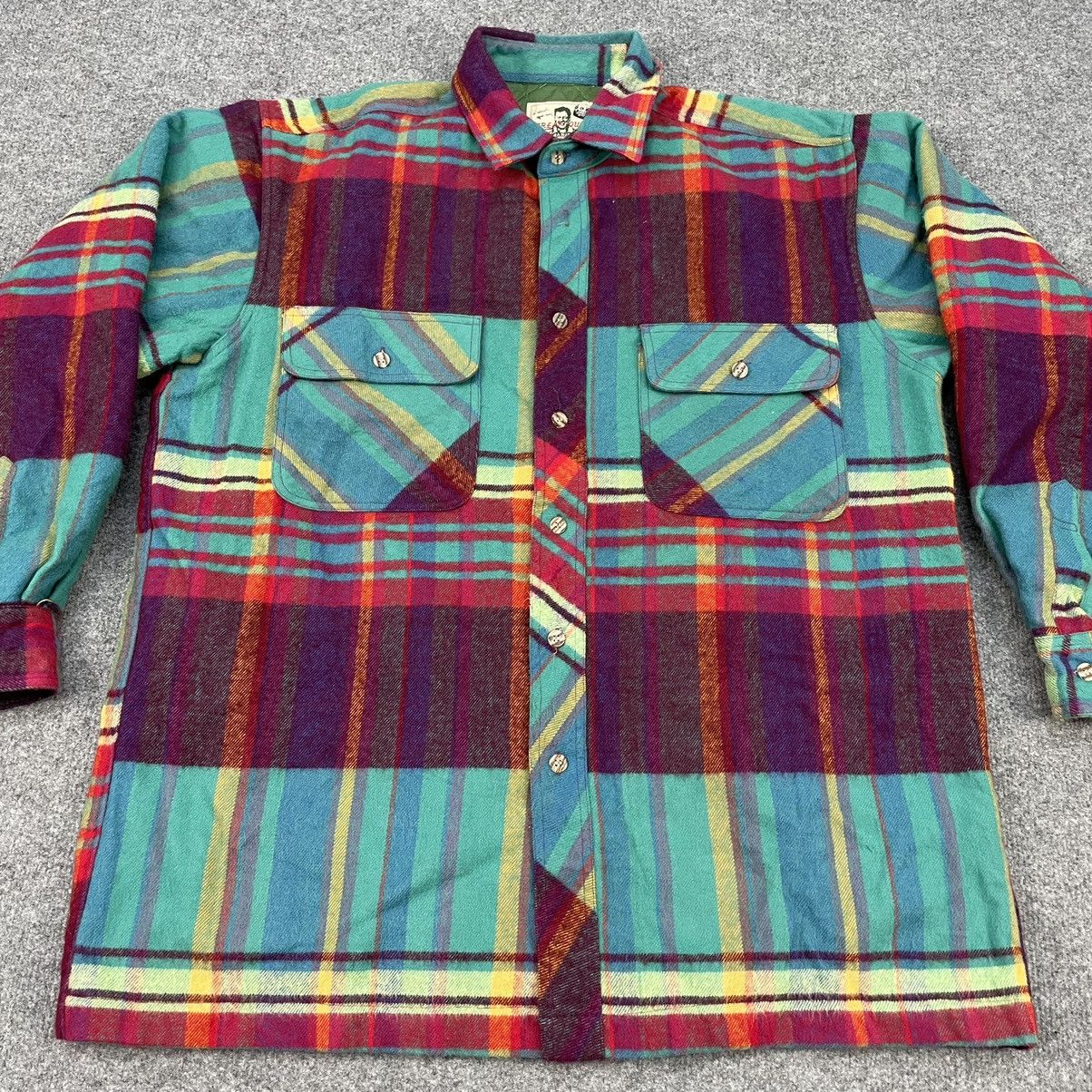 Flannel × Japanese Brand × Vintage Great Tour Vintage Flannel Wool Jacket Size US L / EU 52-54 / 3 - 2 Thumbnail