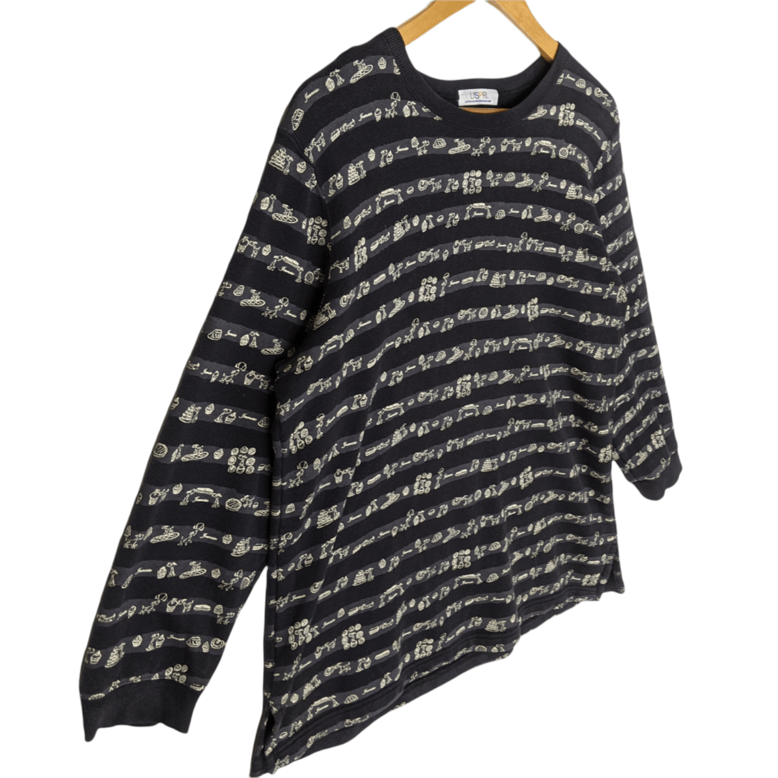 Japanese Brand USPP Full Print Animal Jumper Sweatshirt Size XL / US 12-14 / IT 48-50 - 3 Thumbnail