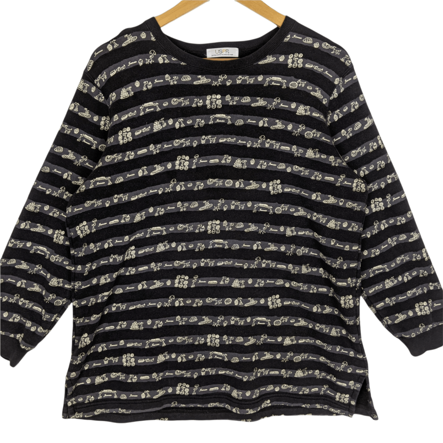 Japanese Brand USPP Full Print Animal Jumper Sweatshirt Size XL / US 12-14 / IT 48-50 - 2 Thumbnail