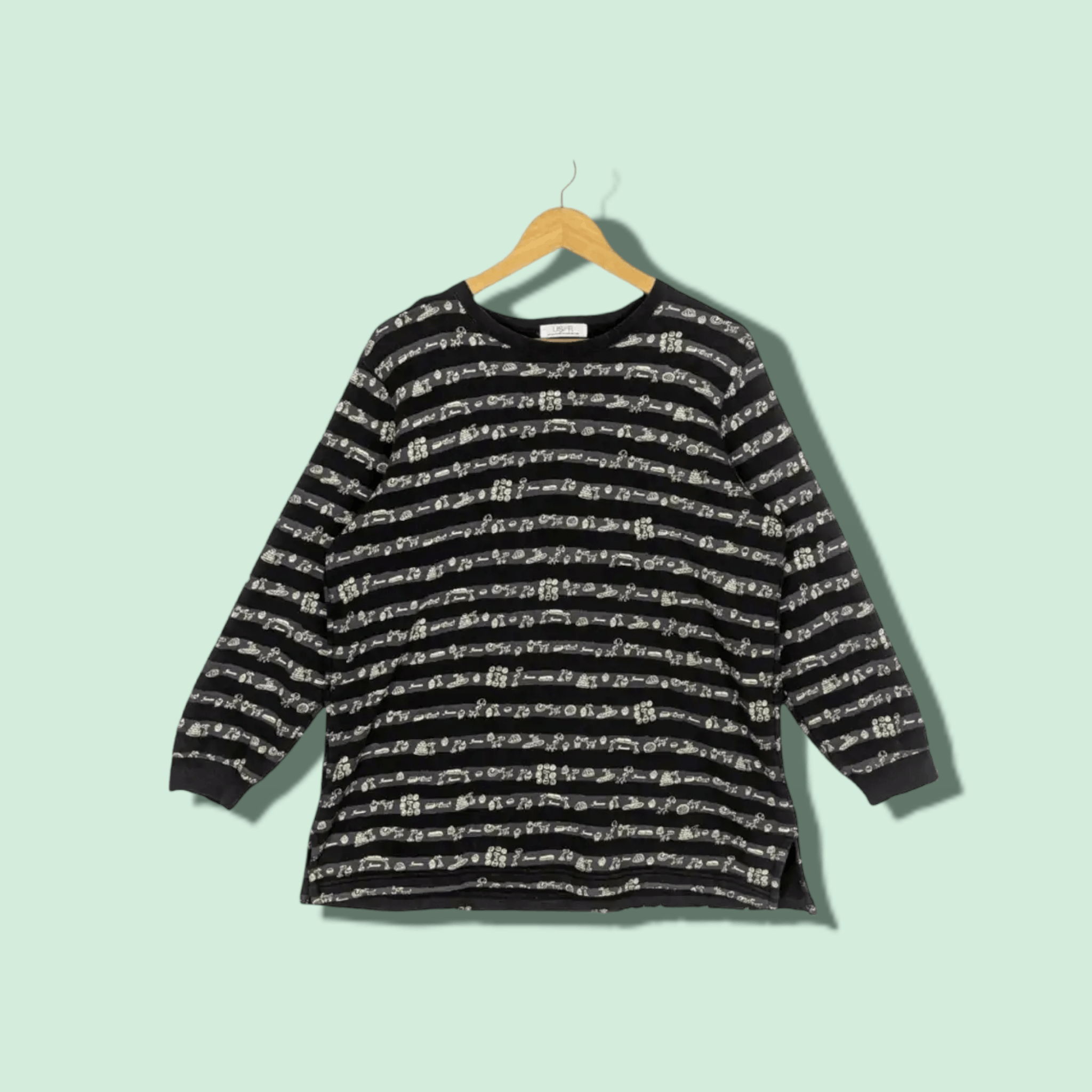 Japanese Brand USPP Full Print Animal Jumper Sweatshirt Size XL / US 12-14 / IT 48-50 - 1 Thumbnail