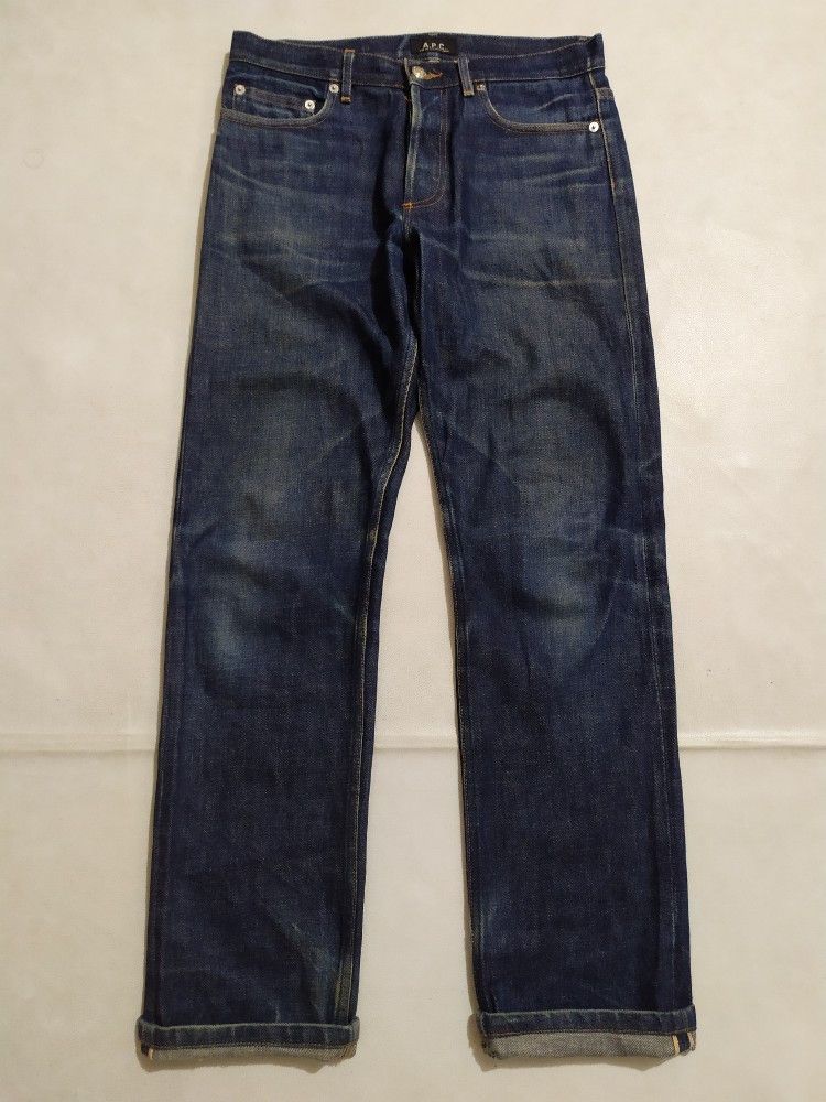 A.P.C. 🔥A.P.C Denim Jeans Selvedge Nice Faded Indigo Size US 28 / EU 44 - 1 Thumbnail
