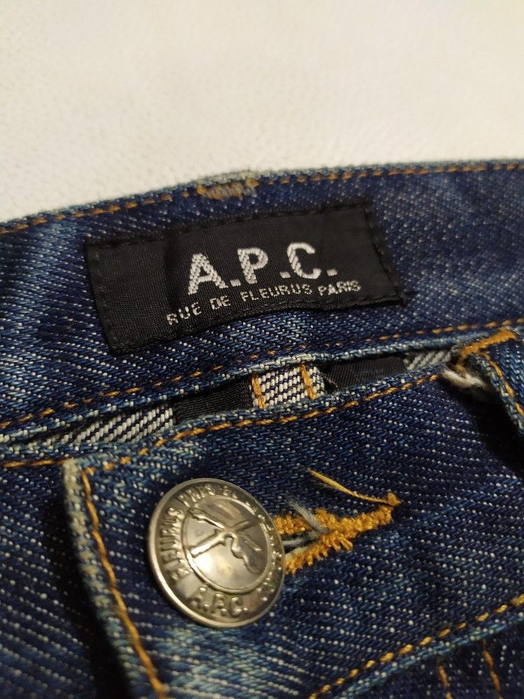 A.P.C. 🔥A.P.C Denim Jeans Selvedge Nice Faded Indigo Size US 28 / EU 44 - 5 Thumbnail