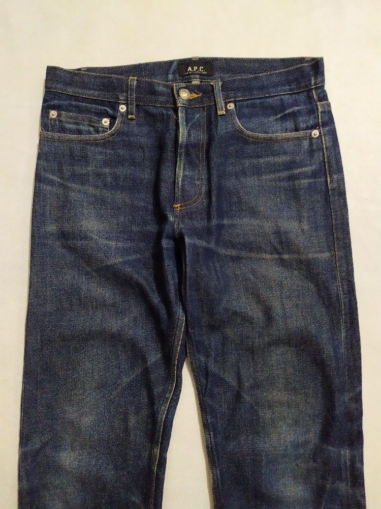 A.P.C. 🔥A.P.C Denim Jeans Selvedge Nice Faded Indigo Size US 28 / EU 44 - 2 Thumbnail