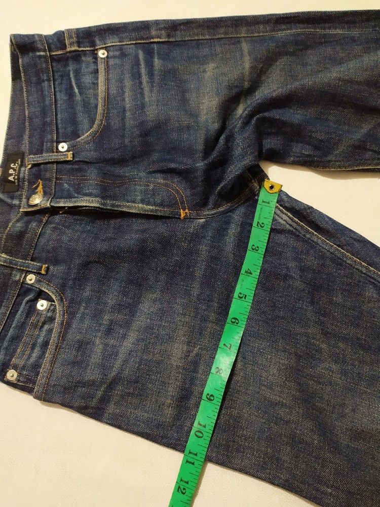 A.P.C. 🔥A.P.C Denim Jeans Selvedge Nice Faded Indigo Size US 28 / EU 44 - 13 Thumbnail