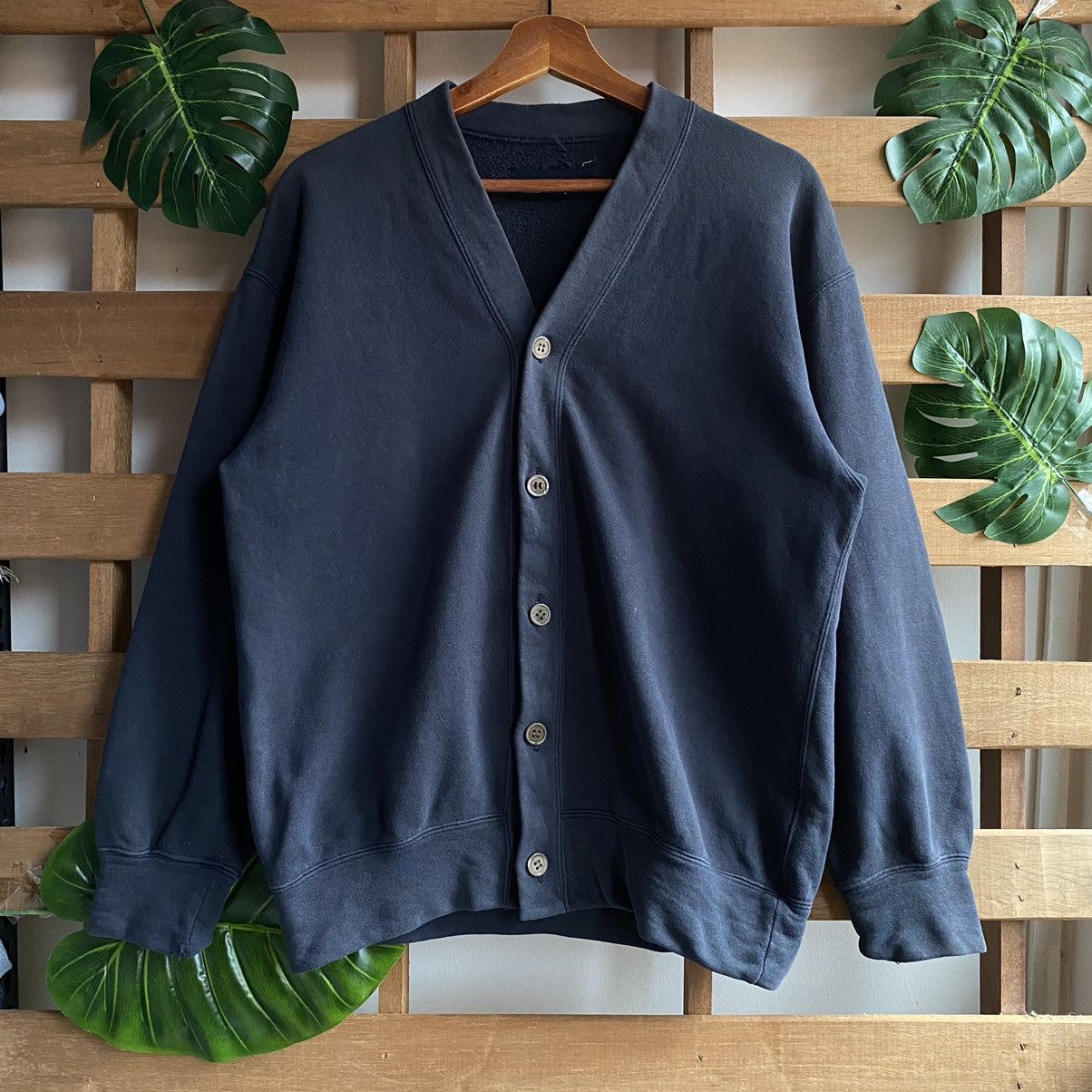 Comme des Garcons AD2003 Comme Des Garcons Tricot Cardigan Thrashed Faded Size US M / EU 48-50 / 2 - 1 Thumbnail