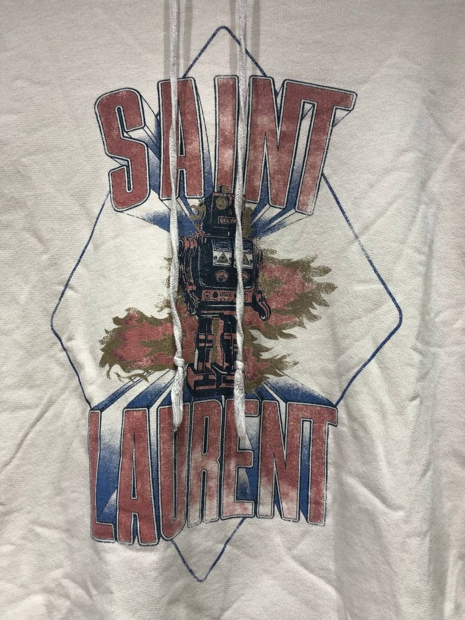 Saint Laurent Paris Saint Laurent Paris Robot Hoodie Size US M / EU 48-50 / 2 - 8 Thumbnail