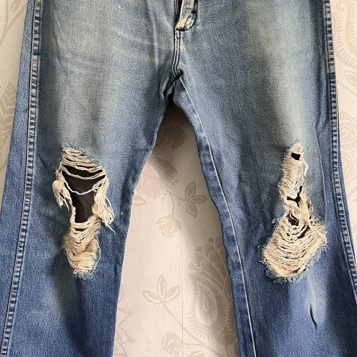 Vintage Vintage Rare Wrangler Army Camouflage Edition Distressed Size US 30 / EU 46 - 8 Thumbnail
