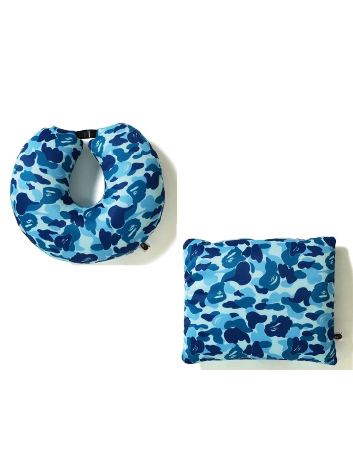 BAPE A Bathing Ape 2019 2-Way Neck Pillow - Blue Bedding, Bedding