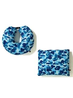 New A BATHING APE ABC CAMO 2WAY NECK PILLOW Green Travel Collection ~ BAPE  Japan