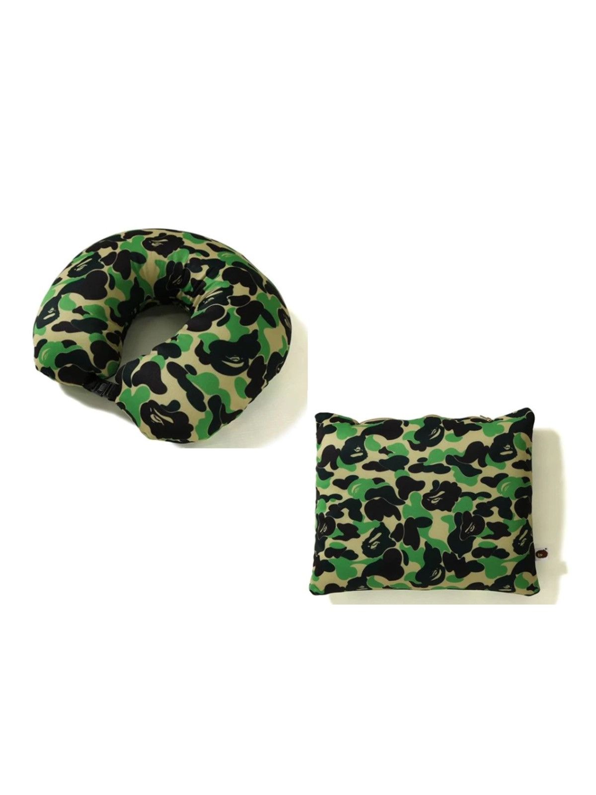 BAPE ABC Travel Pillow Green