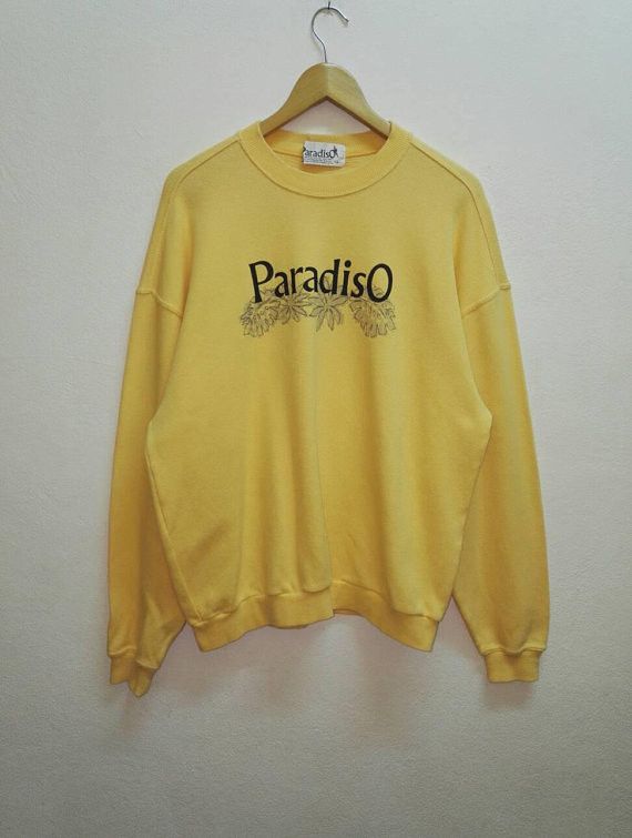 Japanese Brand 🔥STEALS🔥 Paradiso sweatshirt Crewneck Big Logo print Size US L / EU 52-54 / 3 - 1 Thumbnail