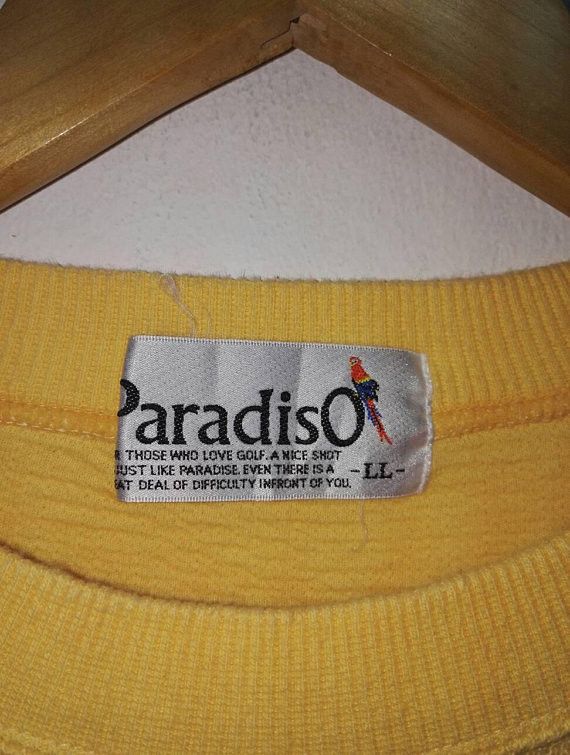 Japanese Brand 🔥STEALS🔥 Paradiso sweatshirt Crewneck Big Logo print Size US L / EU 52-54 / 3 - 3 Thumbnail