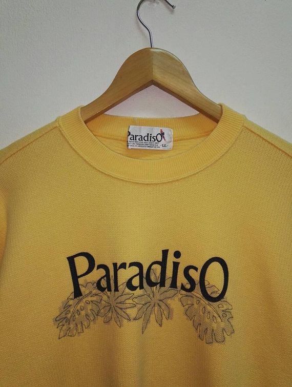 Japanese Brand 🔥STEALS🔥 Paradiso sweatshirt Crewneck Big Logo print Size US L / EU 52-54 / 3 - 2 Thumbnail