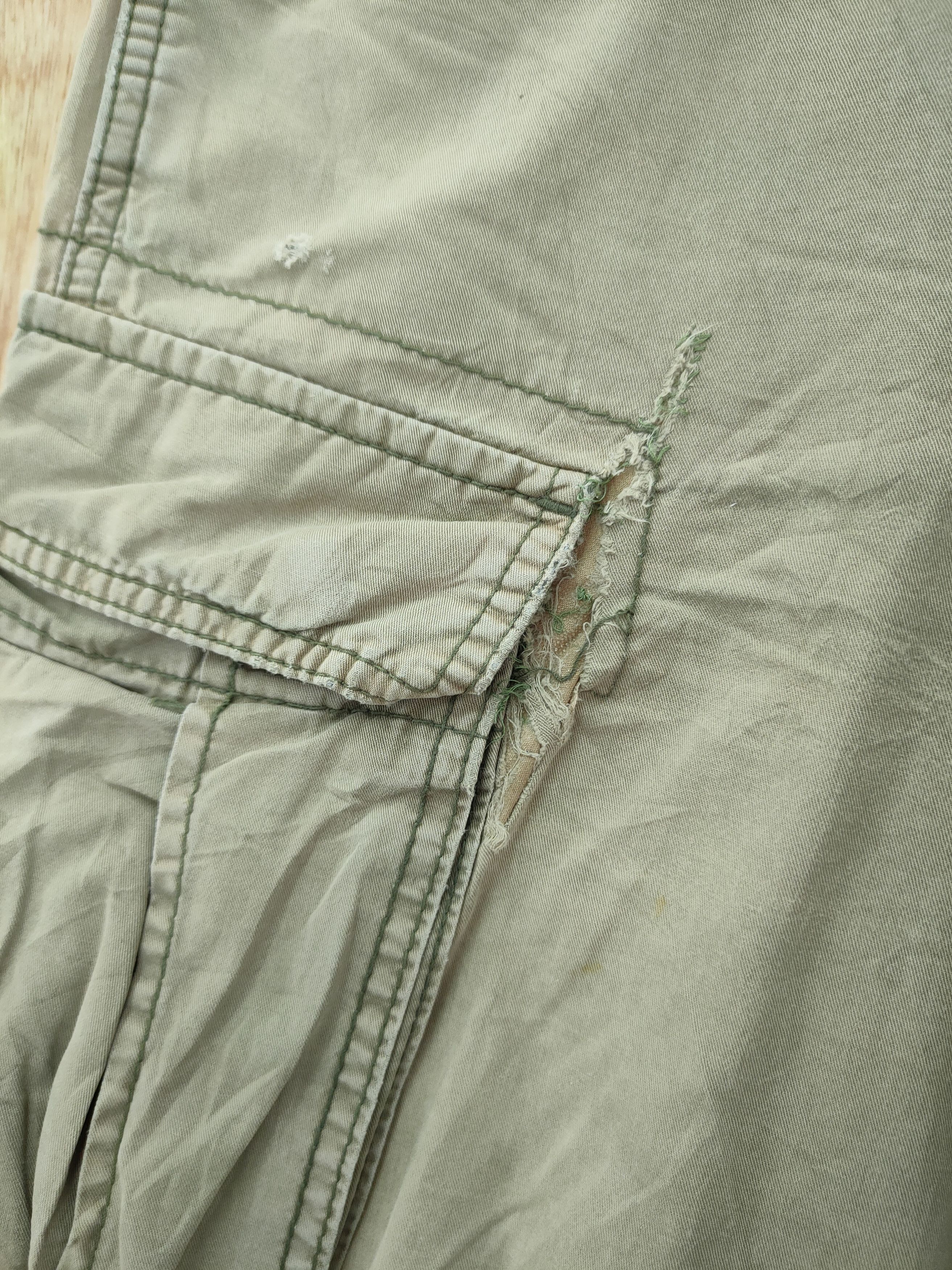 Vintage DLL Vintage faded thrashed distresses cargo pants #sp46-256T Size US 32 / EU 48 - 6 Thumbnail