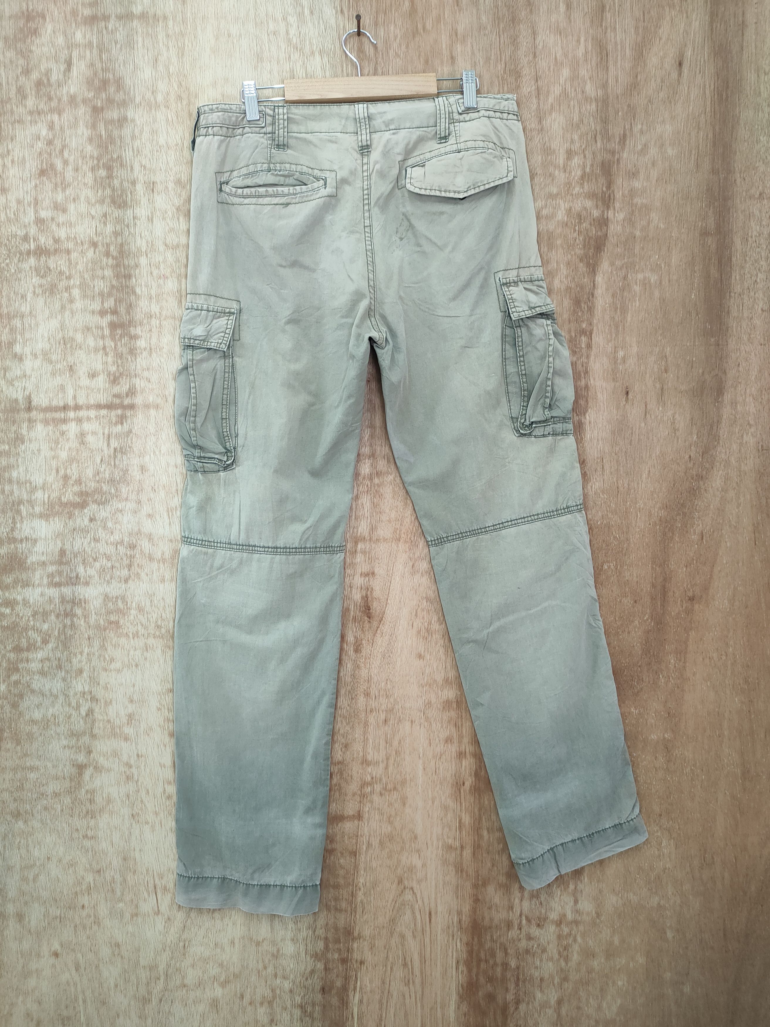 Vintage DLL Vintage faded thrashed distresses cargo pants #sp46-256T Size US 32 / EU 48 - 8 Thumbnail