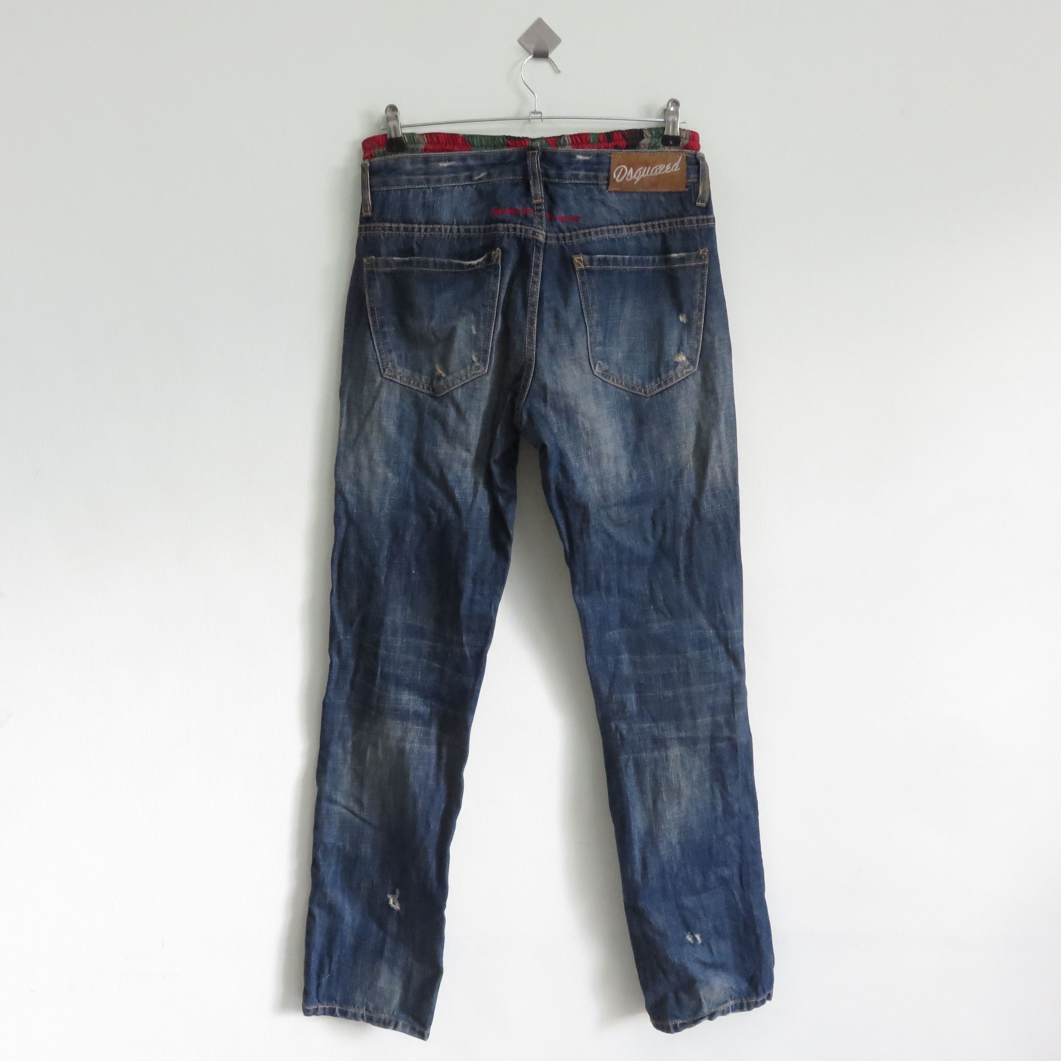 Dsquared2 Dsquared2 Double Waist Wash Distressed Denim Size US 32 / EU 48 - 10 Thumbnail