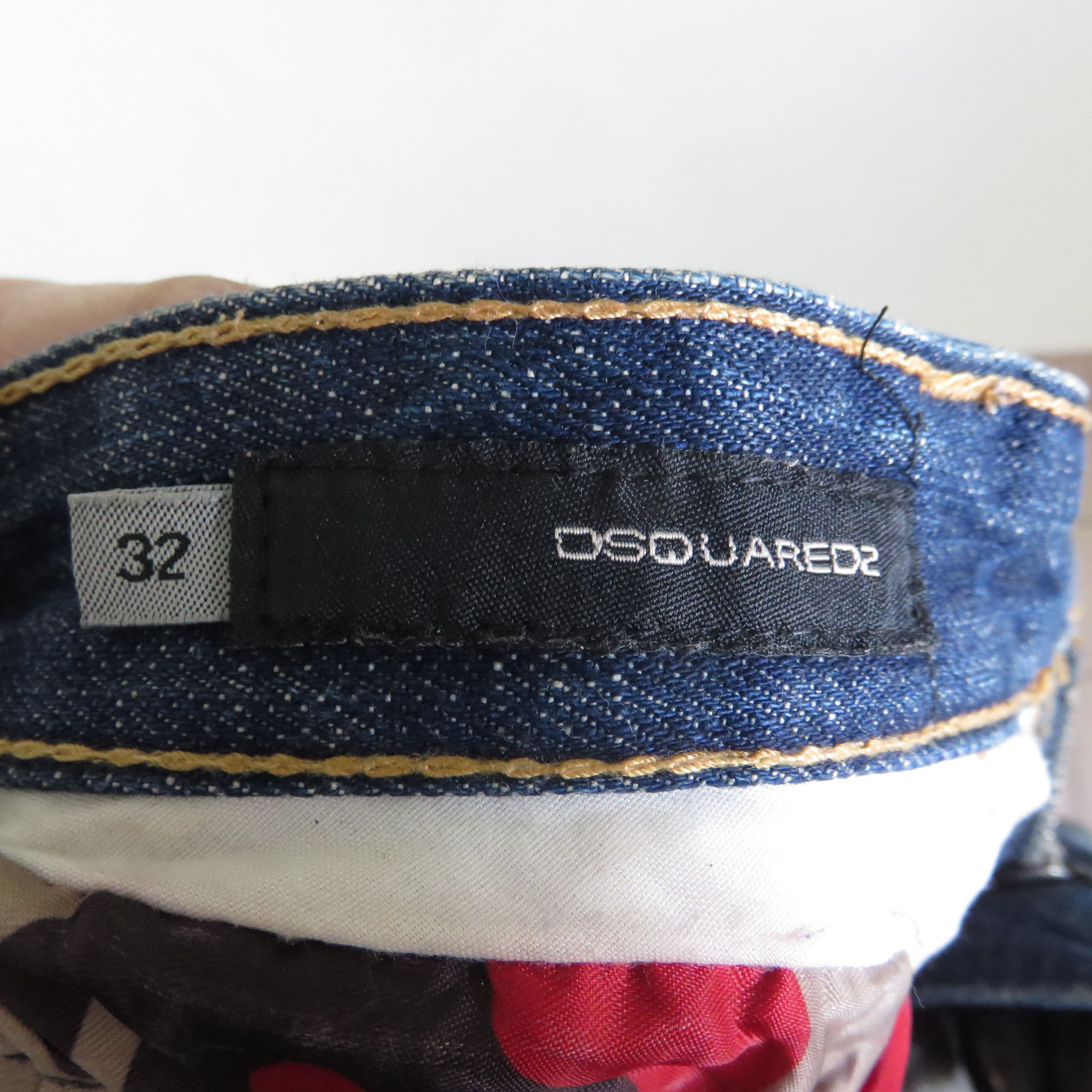 Dsquared2 Dsquared2 Double Waist Wash Distressed Denim Size US 32 / EU 48 - 9 Thumbnail