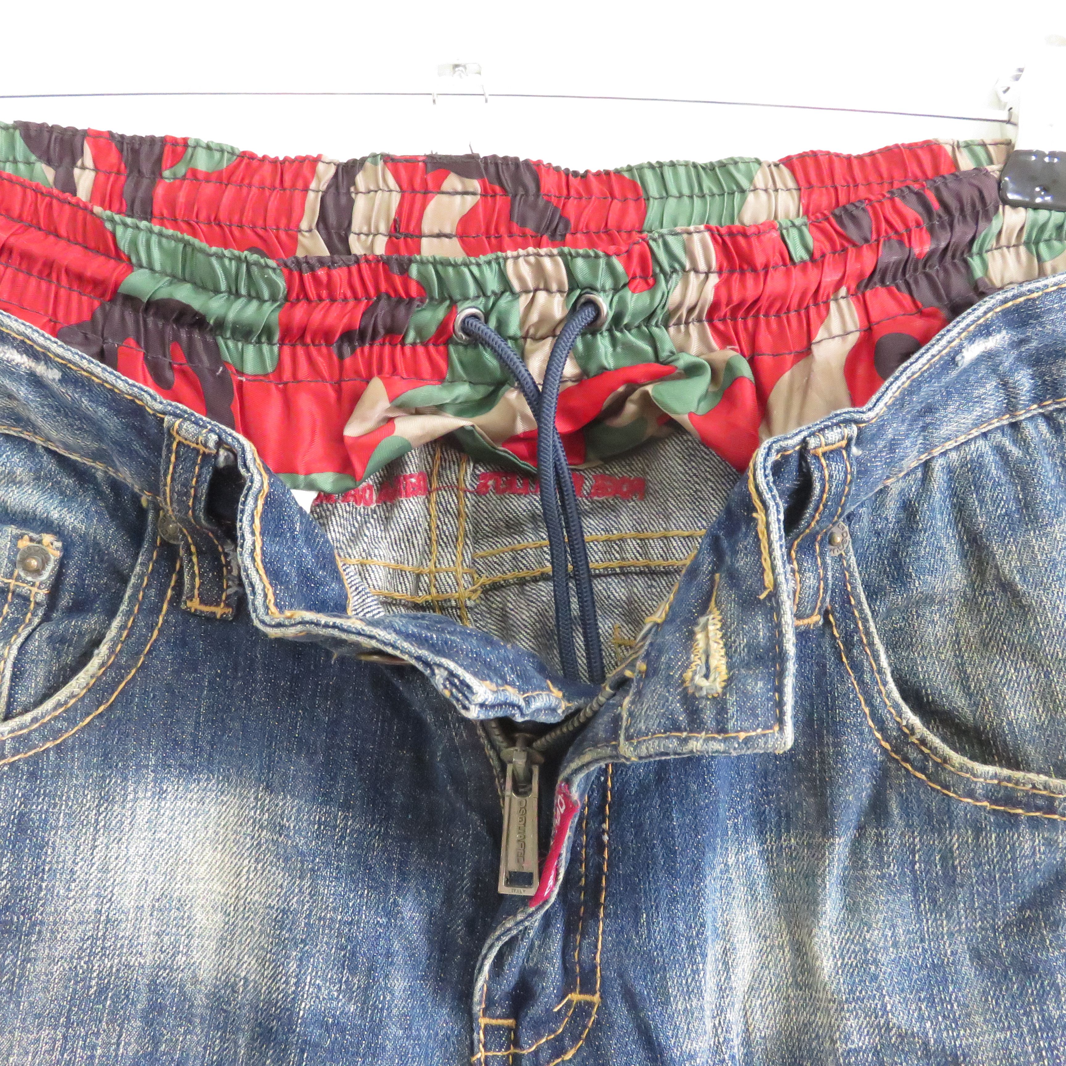 Dsquared2 Dsquared2 Double Waist Wash Distressed Denim Size US 32 / EU 48 - 8 Thumbnail