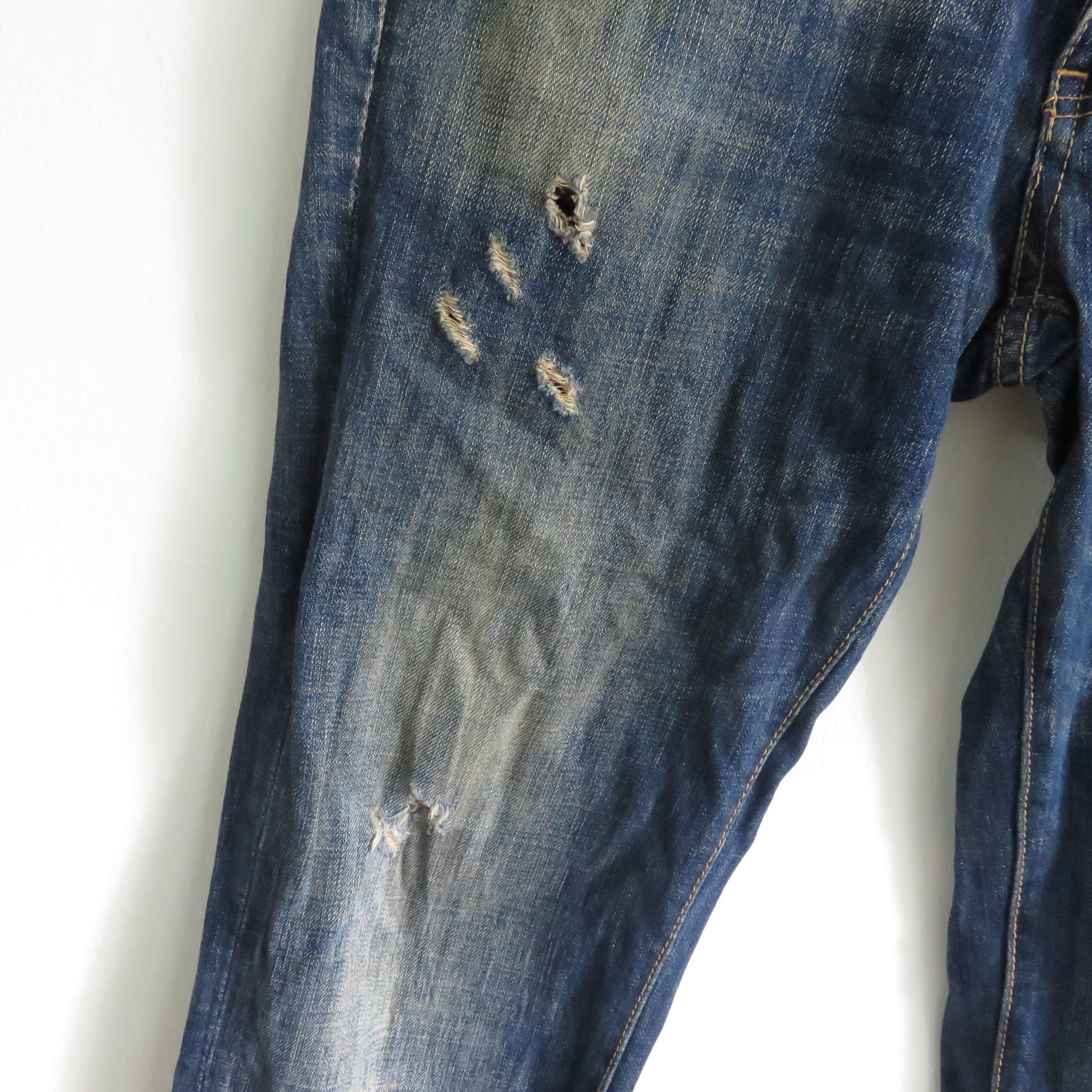 Dsquared2 Dsquared2 Double Waist Wash Distressed Denim Size US 32 / EU 48 - 5 Thumbnail