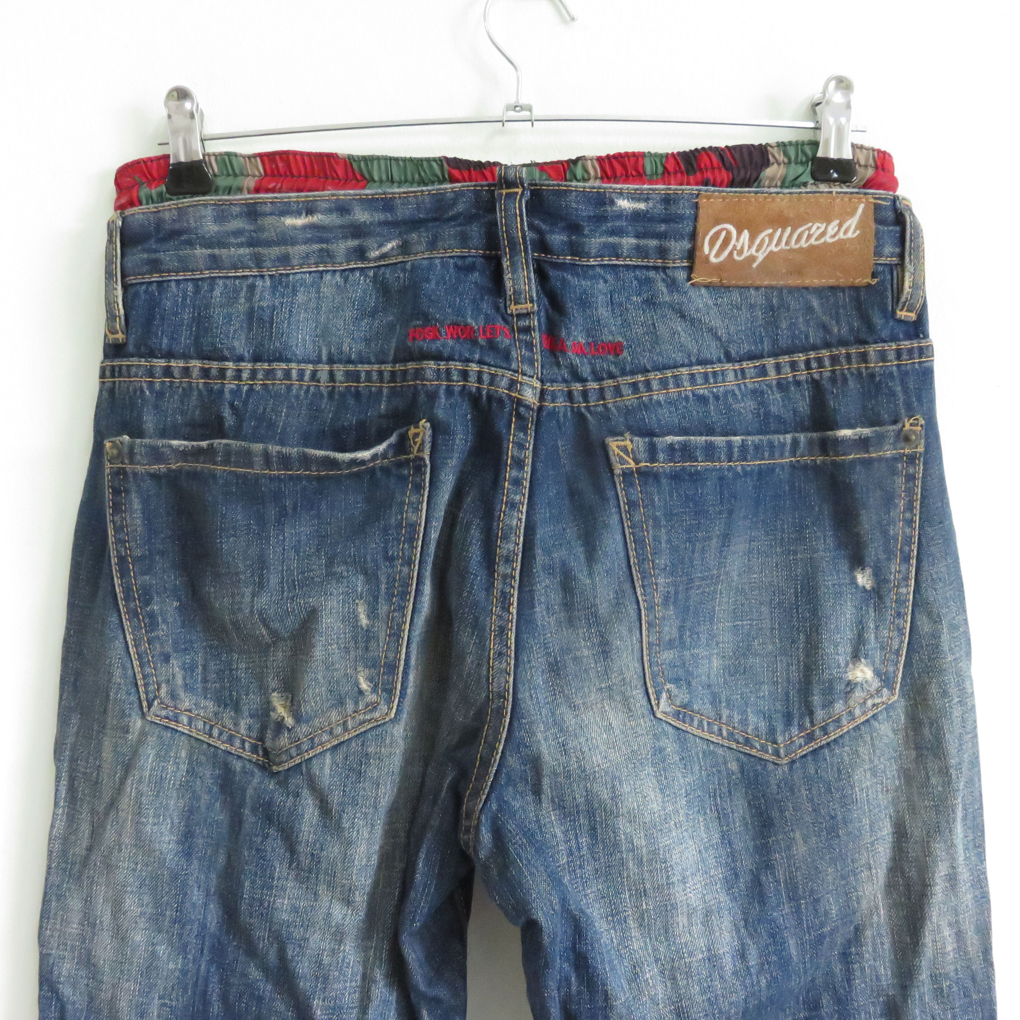 Dsquared2 Dsquared2 Double Waist Wash Distressed Denim Size US 32 / EU 48 - 11 Thumbnail