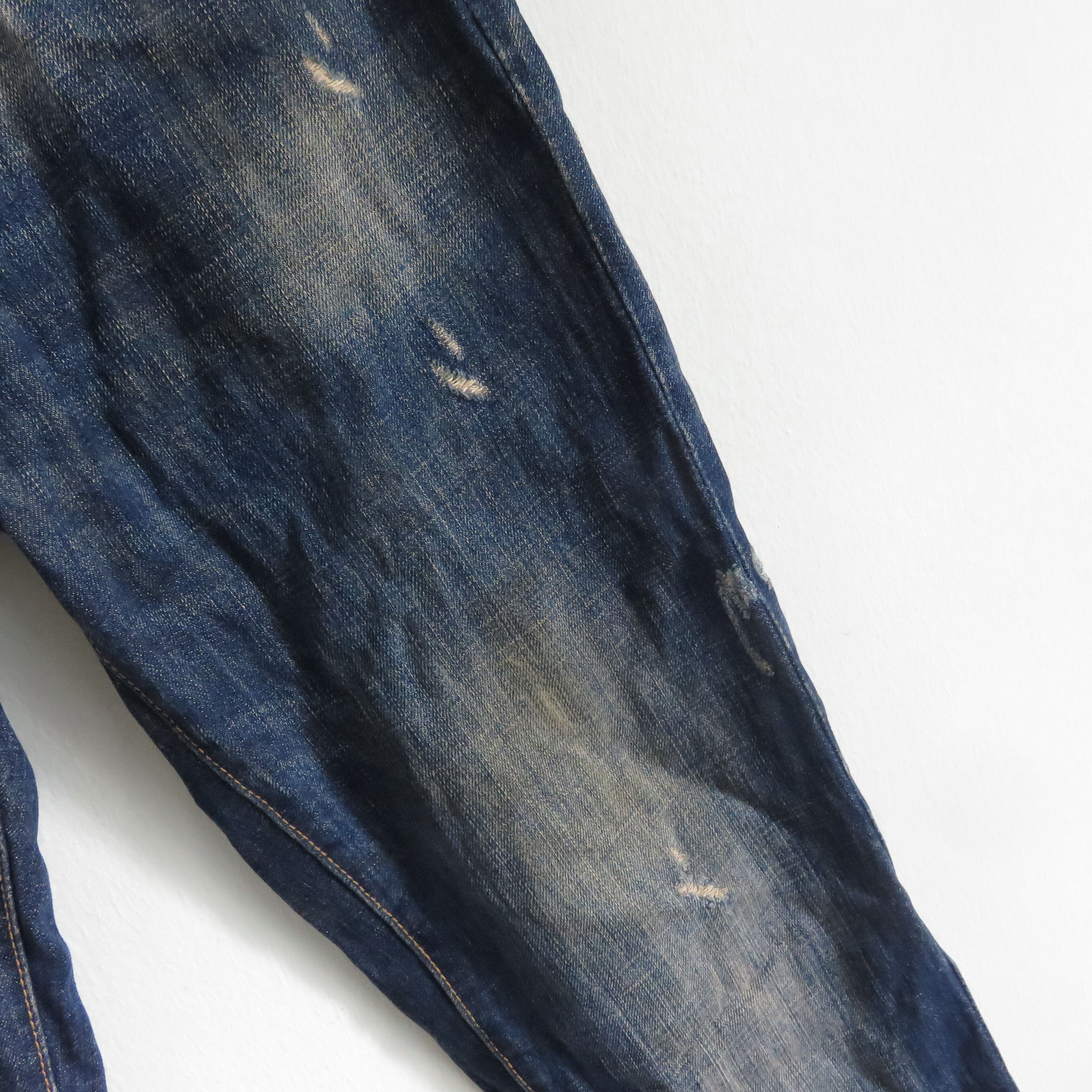 Dsquared2 Dsquared2 Double Waist Wash Distressed Denim Size US 32 / EU 48 - 6 Thumbnail