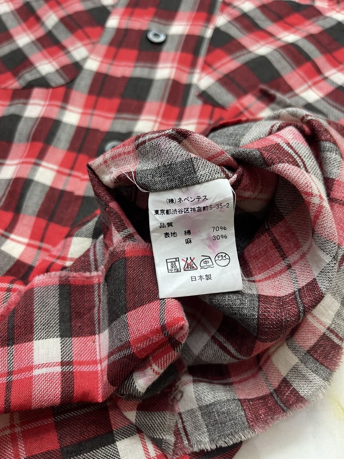 Needles Unfinished Flannel Shirt Size US S / EU 44-46 / 1 - 15 Thumbnail