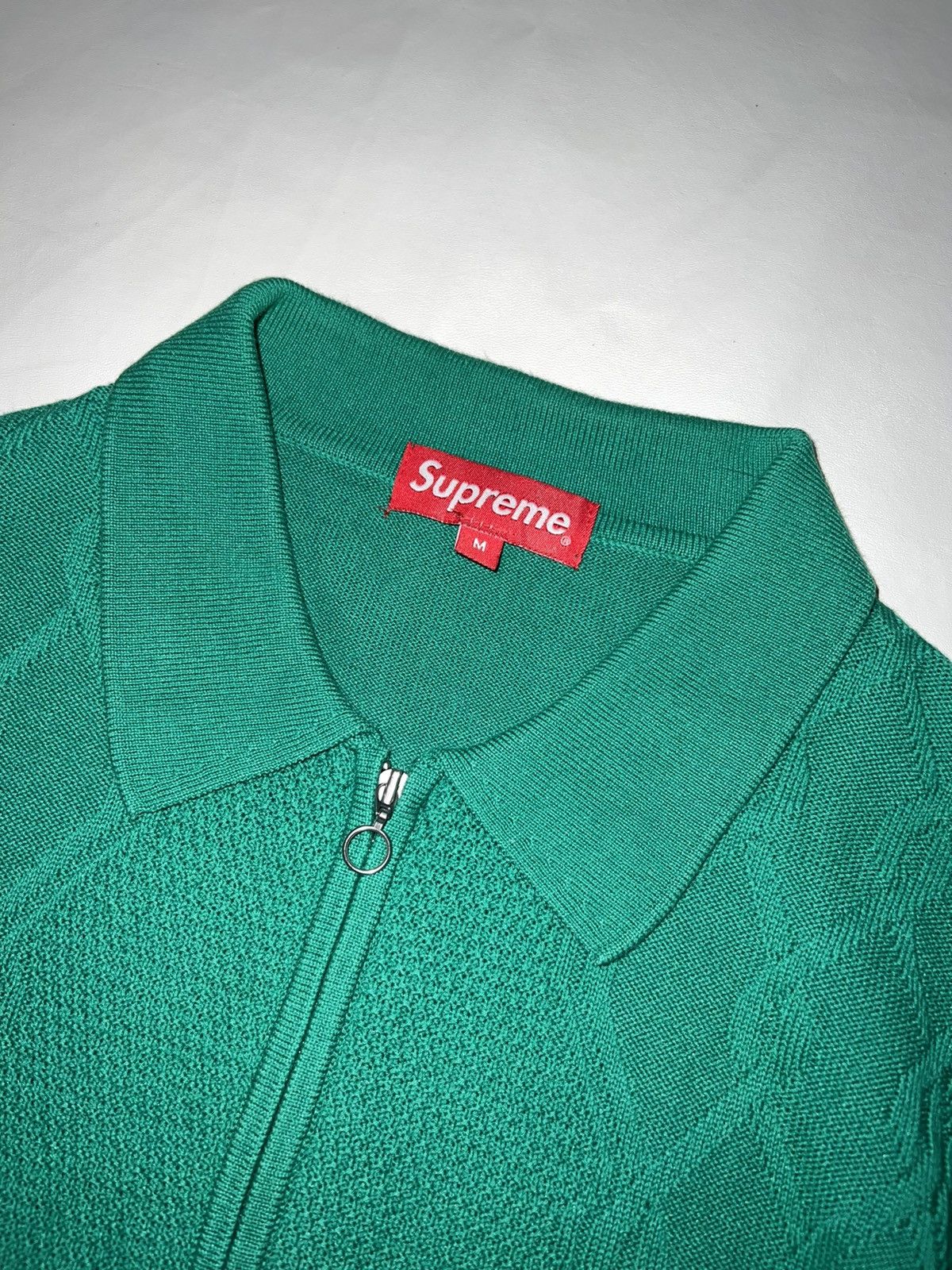 Supreme Supreme Cable Stripe Knit Polo Size US M / EU 48-50 / 2 - 3 Thumbnail