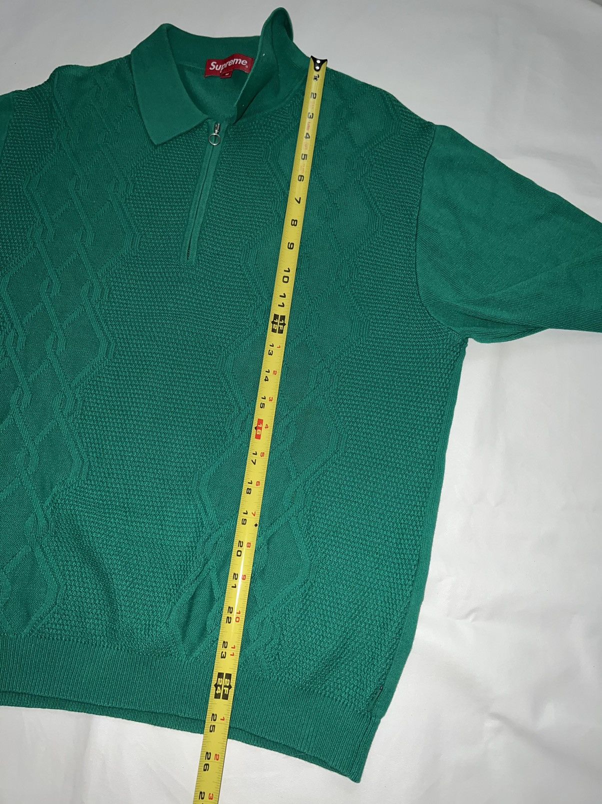 Supreme Supreme Cable Stripe Knit Polo Grailed