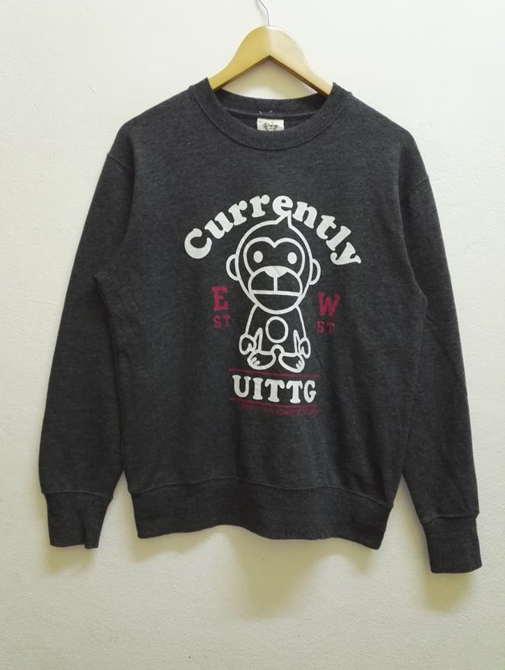 Vintage Vintage Uittg Baby Monkey Sweatshirt Size US M / EU 48-50 / 2 - 1 Thumbnail