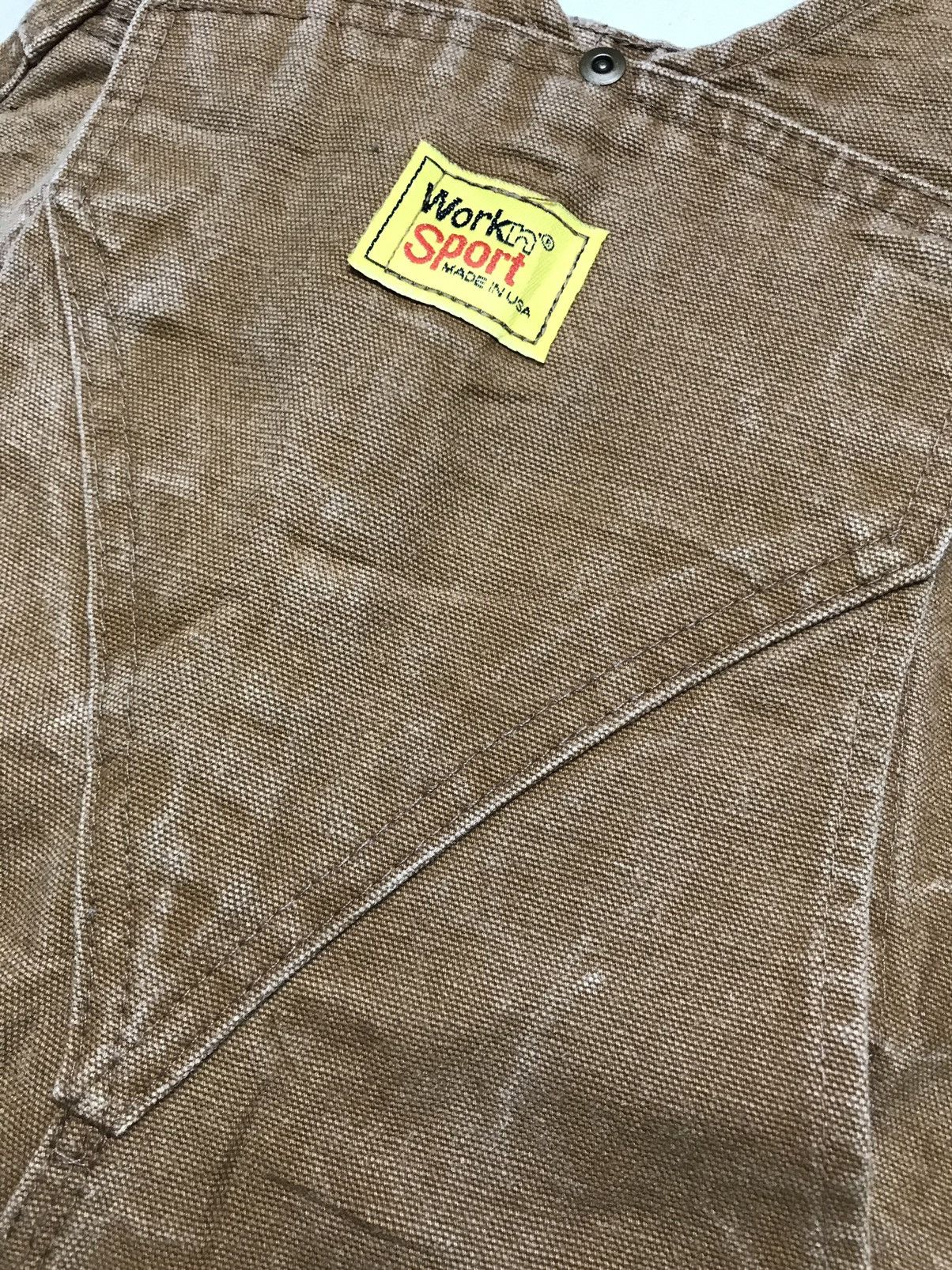Vintage Vintage Overall Jumpsuit Work&Sport duck canvas Size US 36 / EU 52 - 6 Thumbnail